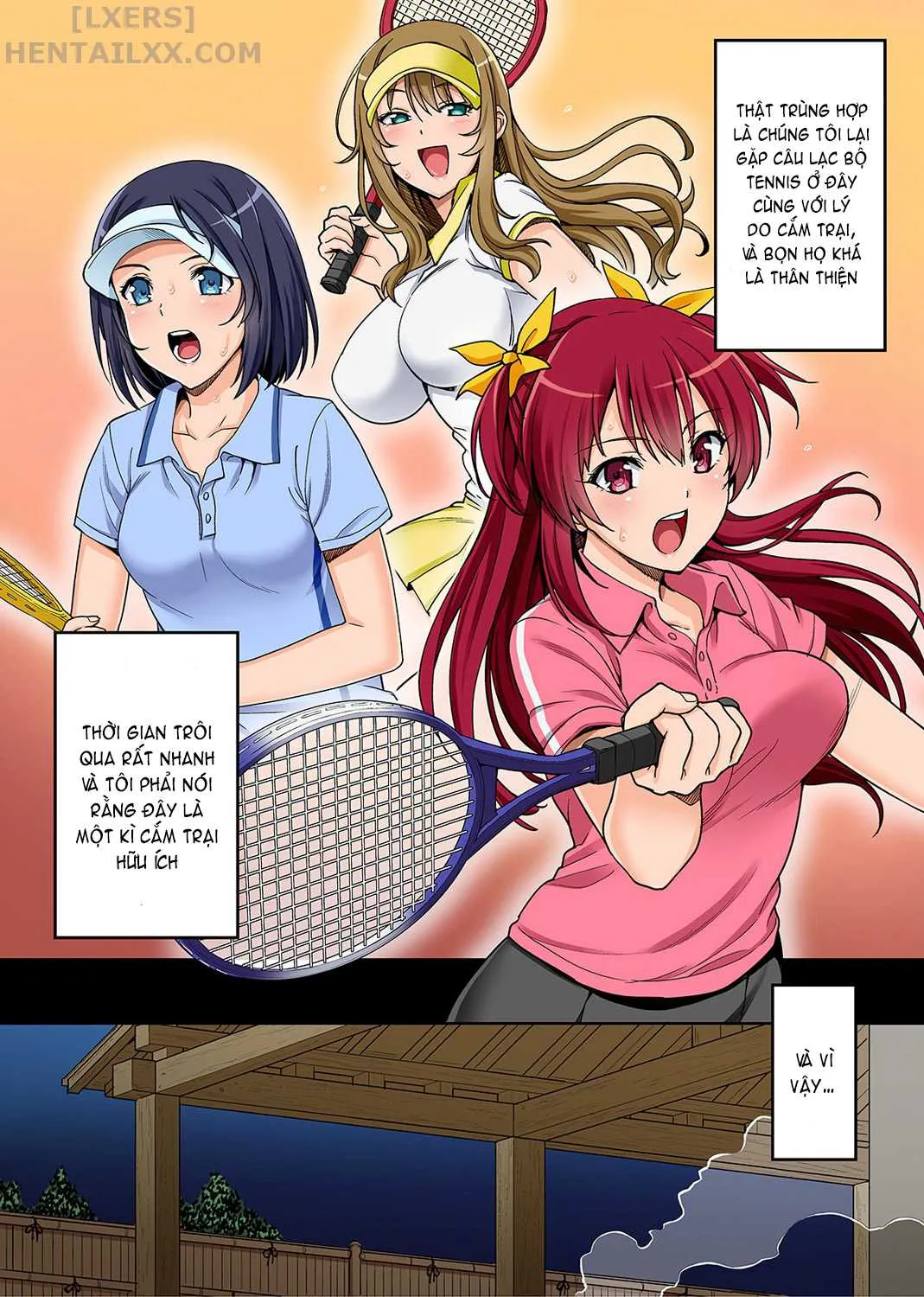 HentaiVN.net - Ảnh 6 - Bou Yuumei Shiritsu Daigaku YariCir No Jittai ~ [Gasshukusaki De Issho Ni Natta Ojou-Sama Daigakusei-Tachi No Baai~] - Chap 1