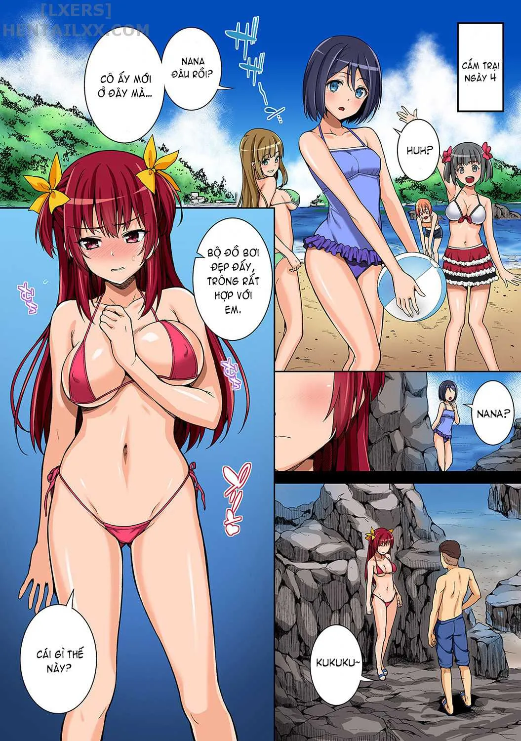 HentaiVN.net - Ảnh 11 - Bou Yuumei Shiritsu Daigaku YariCir No Jittai ~ [Gasshukusaki De Issho Ni Natta Ojou-Sama Daigakusei-Tachi No Baai~] - Chap 2 - [END]