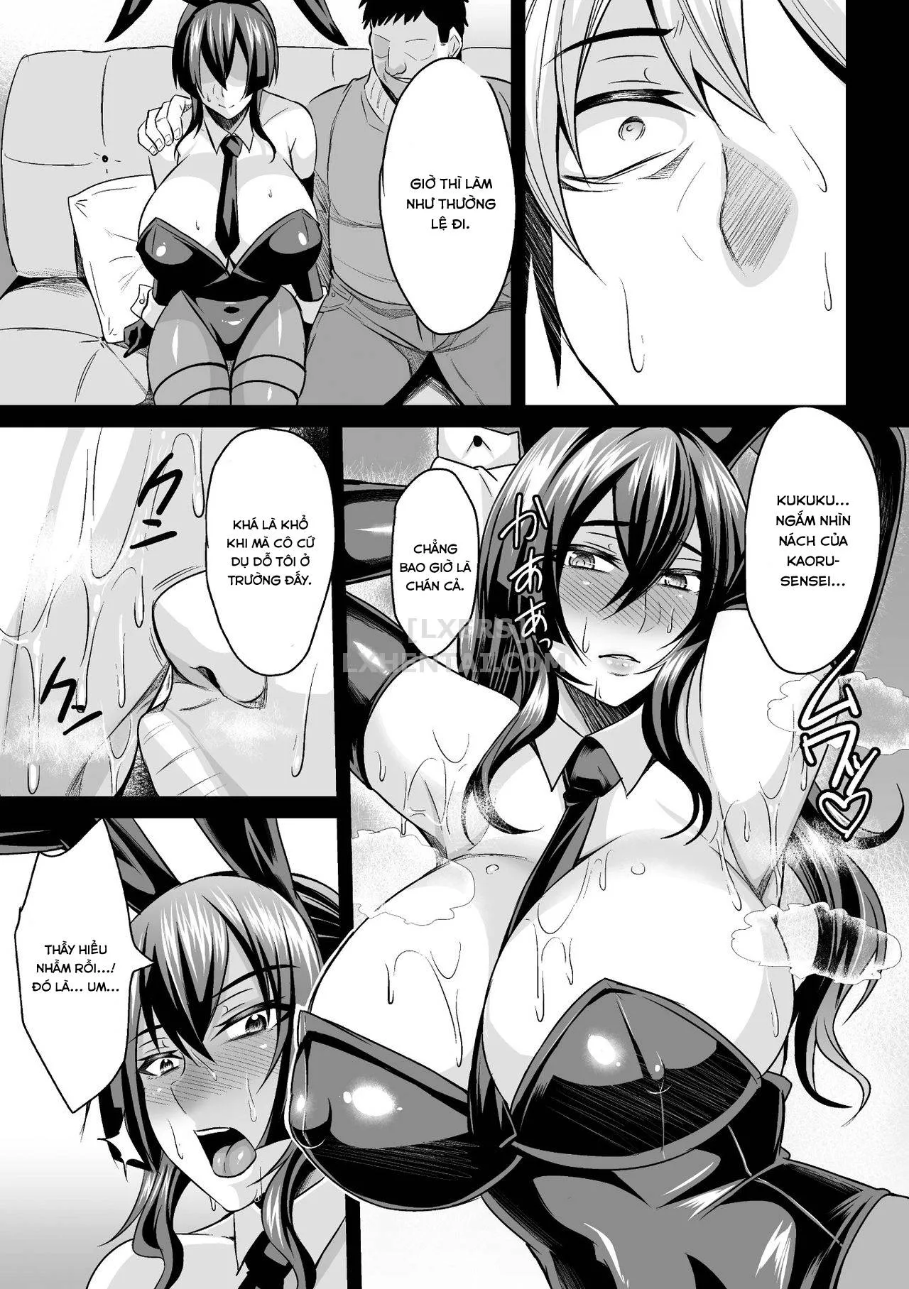 HentaiVN.net - Ảnh 12 - 2D Comic Magazine Waki Feti Bunny Girl - Chap 2
