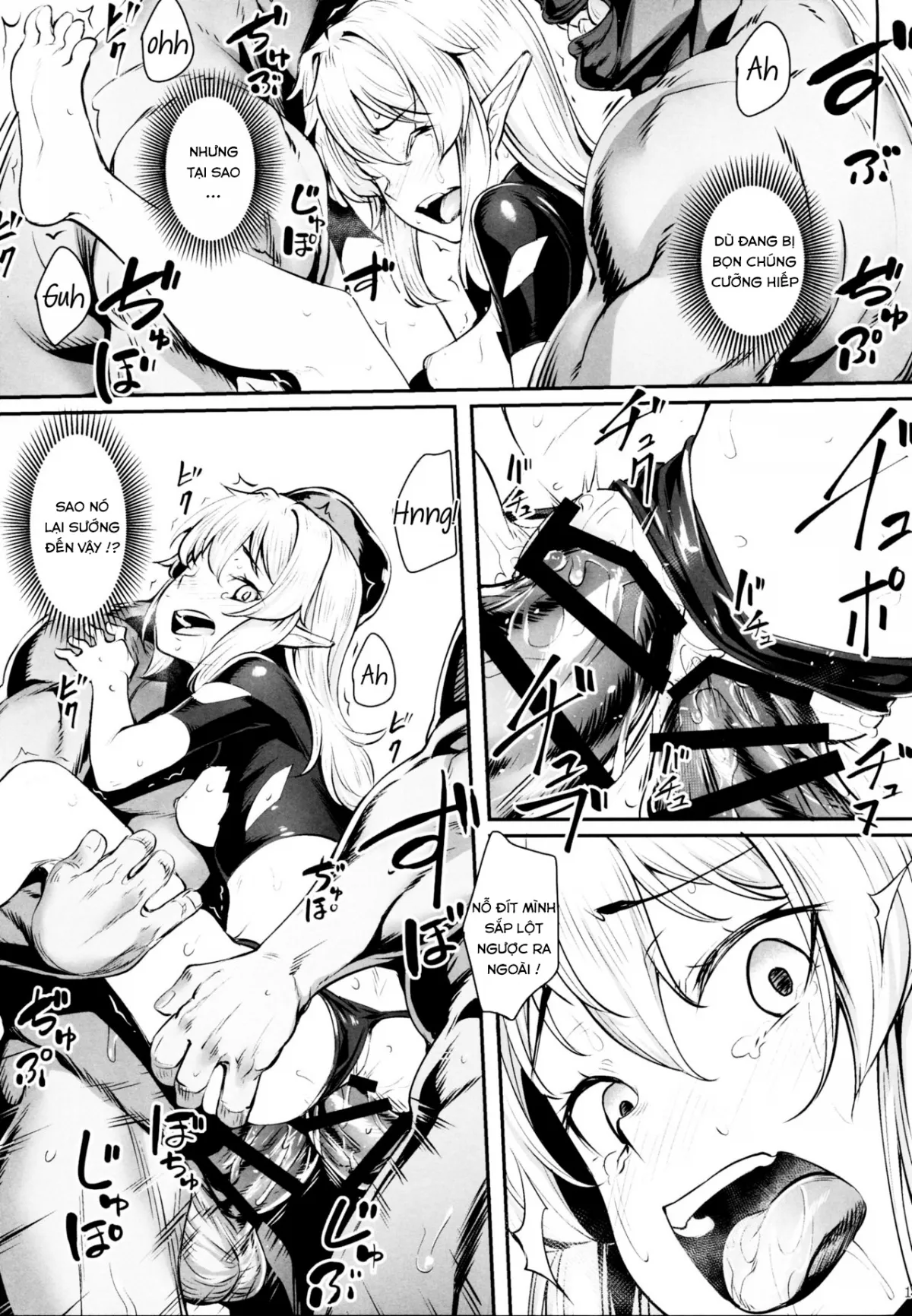 HentaiVN.net - Ảnh 20 - Orc ni Torawareta Elf wa [Orc bắt được chị Elf và cái kết, đừng nhẹ dạ cả tin] - Oneshot