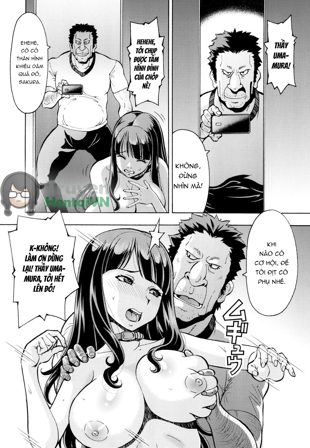 HentaiVN.net - Ảnh 15 - Netorareta Gakuen Pet Kyoushi Sakura | Netorare School: Pet Teacher Sakura - Oneshot