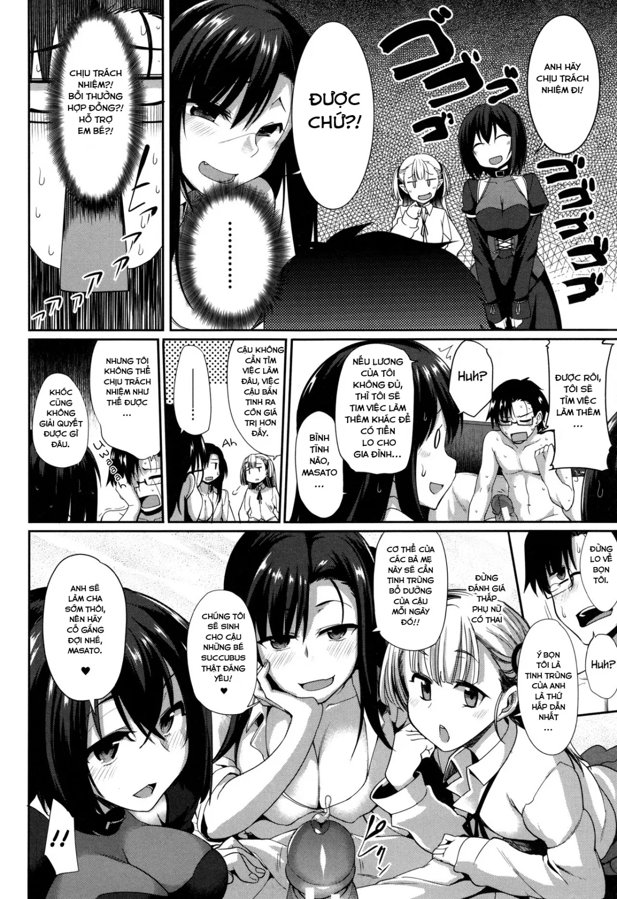 HentaiVN.net - Ảnh 27 - Inma no Mikata! [Succubi's Supporter!] - Chap 6 [part2]