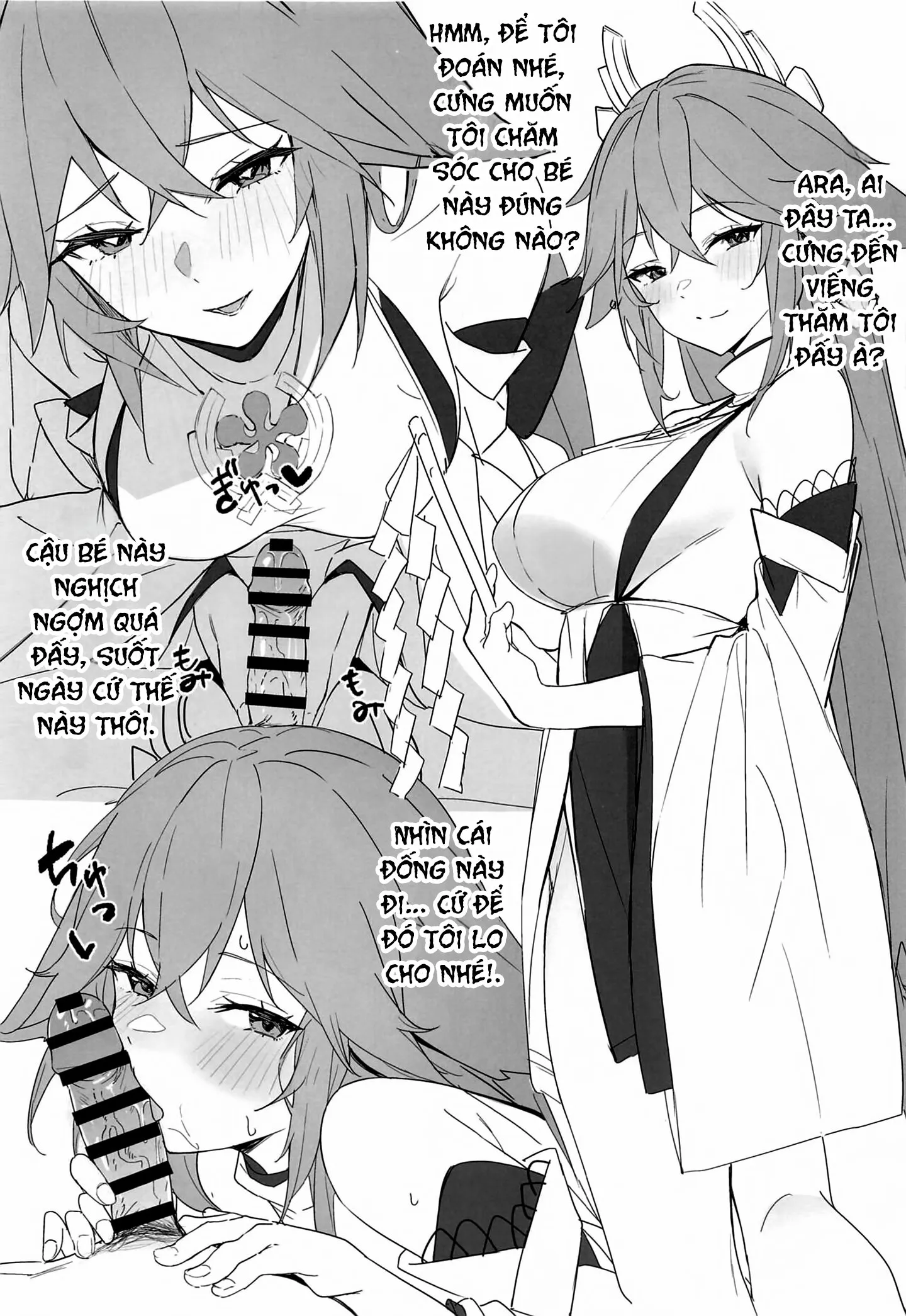 HentaiVN.net - Ảnh 18 - Tổng hợp Genshin của Tetora [Omnibus] - Một em là nằm