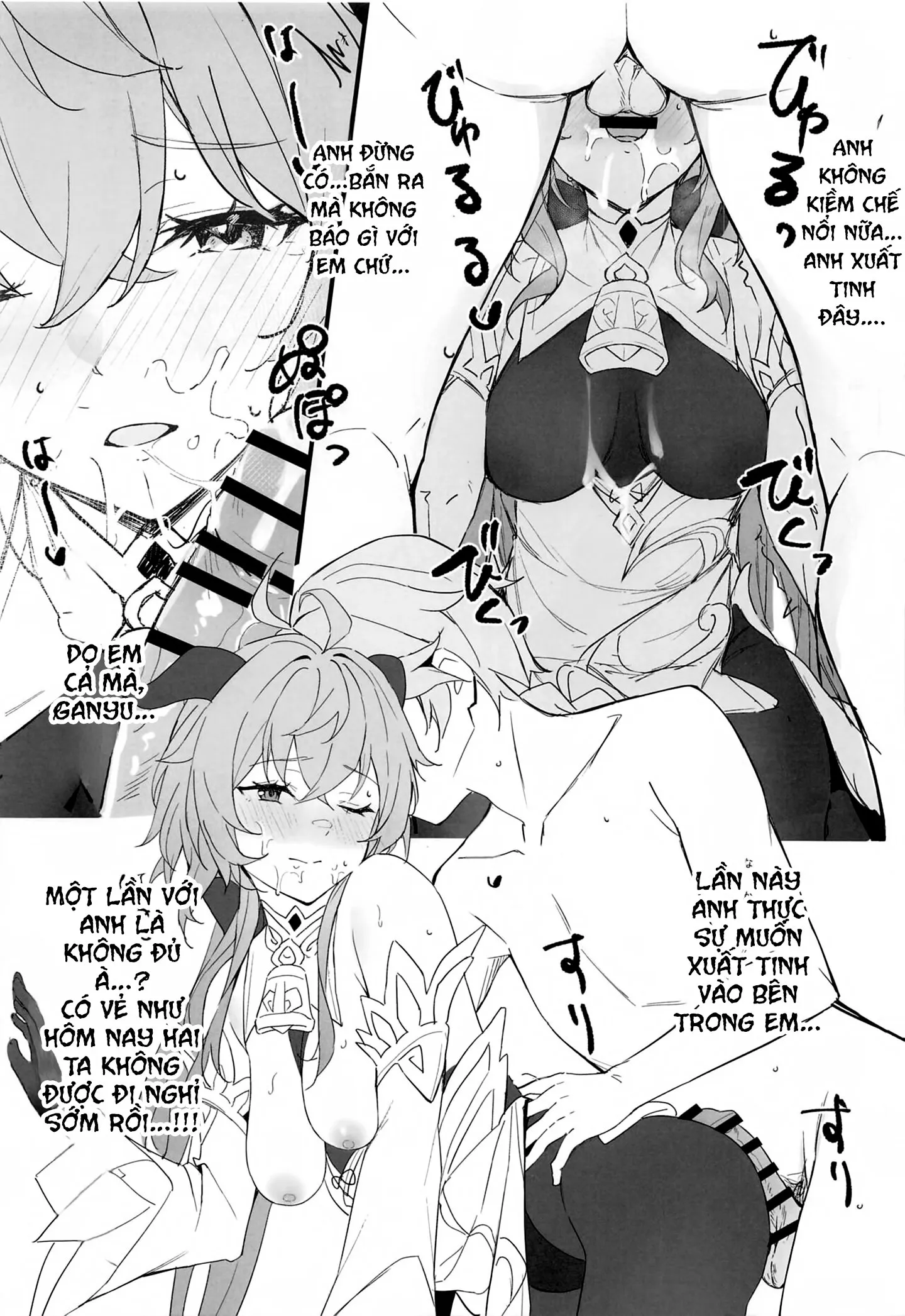 HentaiVN.net - Ảnh 4 - Tổng hợp Genshin của Tetora [Omnibus] - Một em là nằm