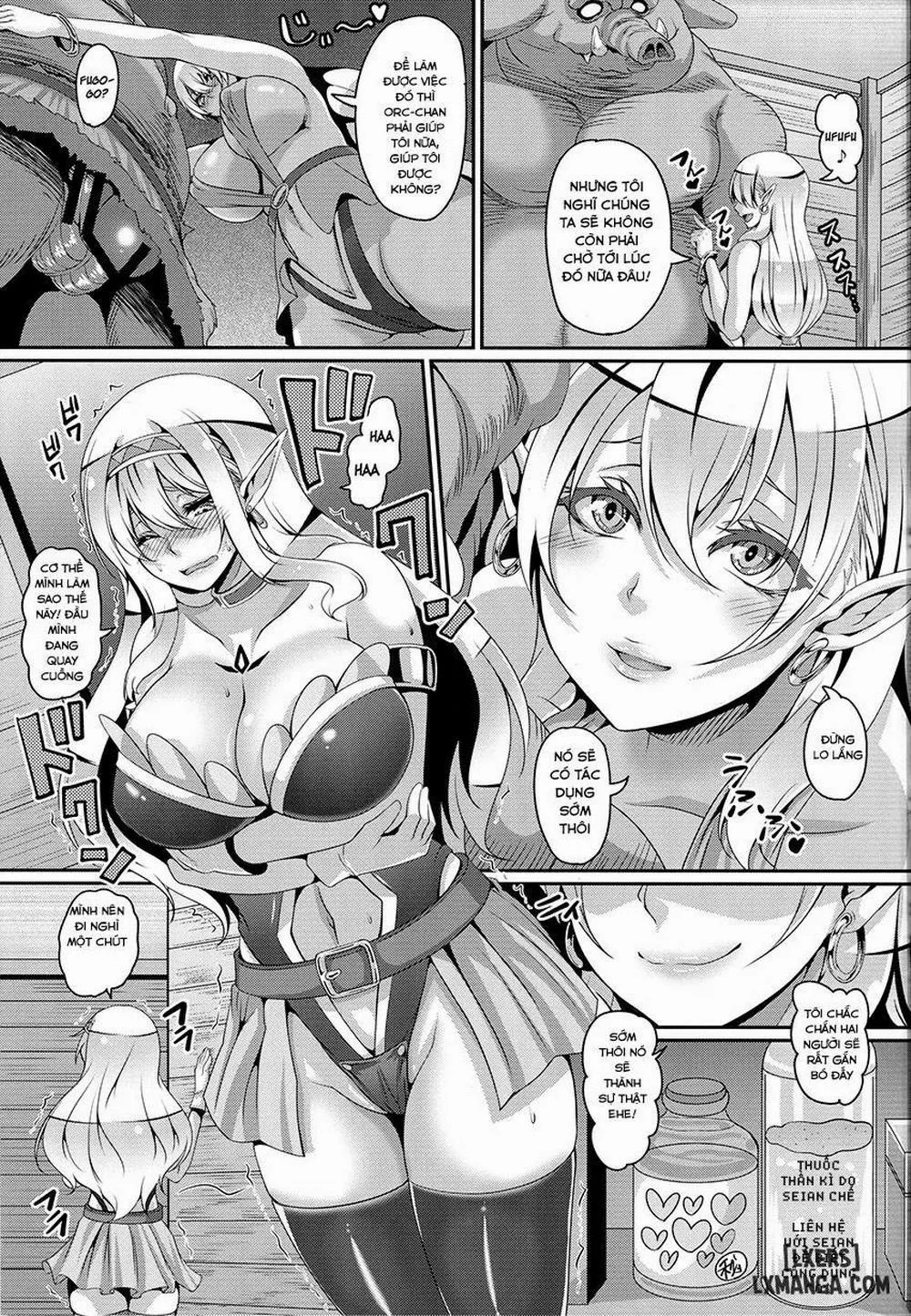 HentaiVN.net - Ảnh 16 - Inran Elf Oyako to Orc - Oneshot