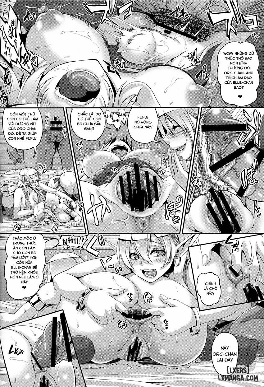 HentaiVN.net - Ảnh 21 - Inran Elf Oyako to Orc - Chương 1