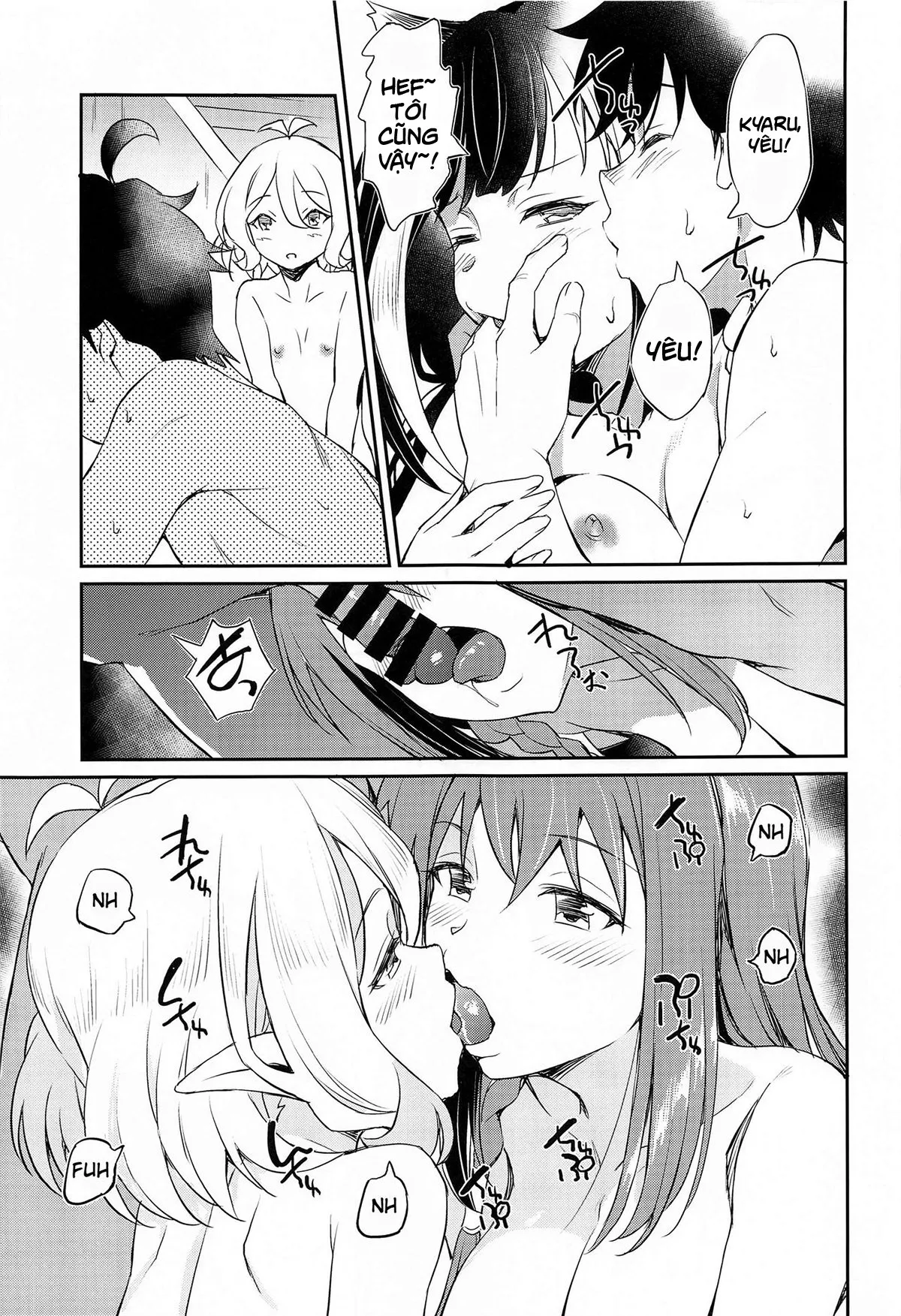 HentaiVN.net - Ảnh 10 - Nakayoshi Bishokuden [なかよし♡びしょくでん] - Oneshot
