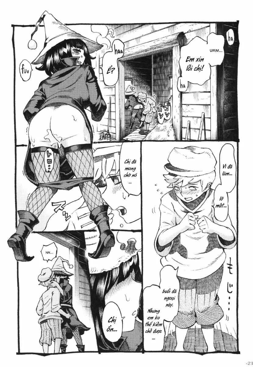 HentaiVN.net - Ảnh 21 - Kết thúc của một phù thủy . - Chap 2 : Sa đọa .