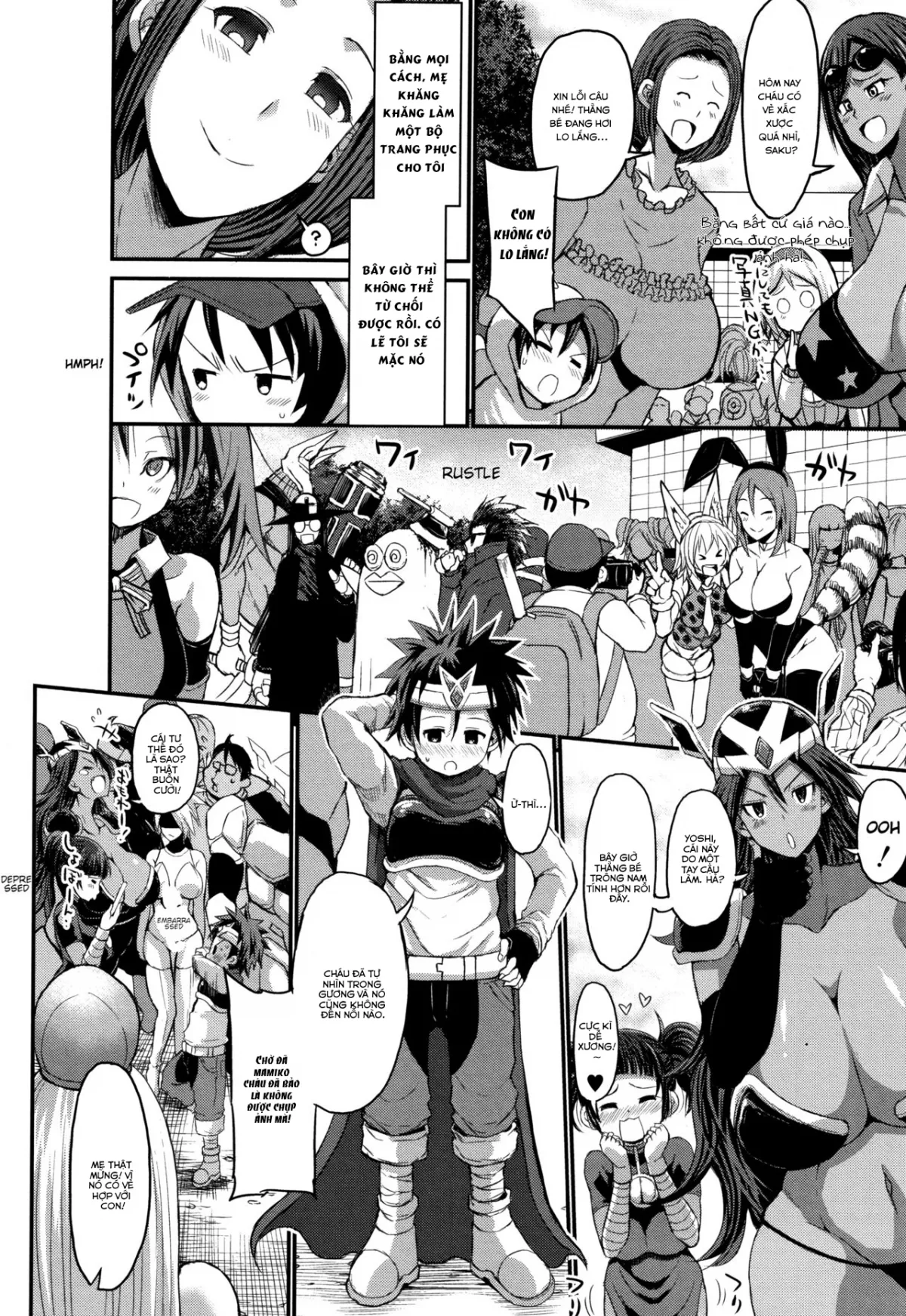 HentaiVN.net - Ảnh 3 - Kirei na Cosplay Mama ni Tomadou Boku wa... After [[Bu-chan] Kirei na Cosplay Mama ni Tomadou Boku wa... After | Pretty cosplay mama is staying with me (Mama Zukushi) [English] [Shippoyasha]] - Chap 1