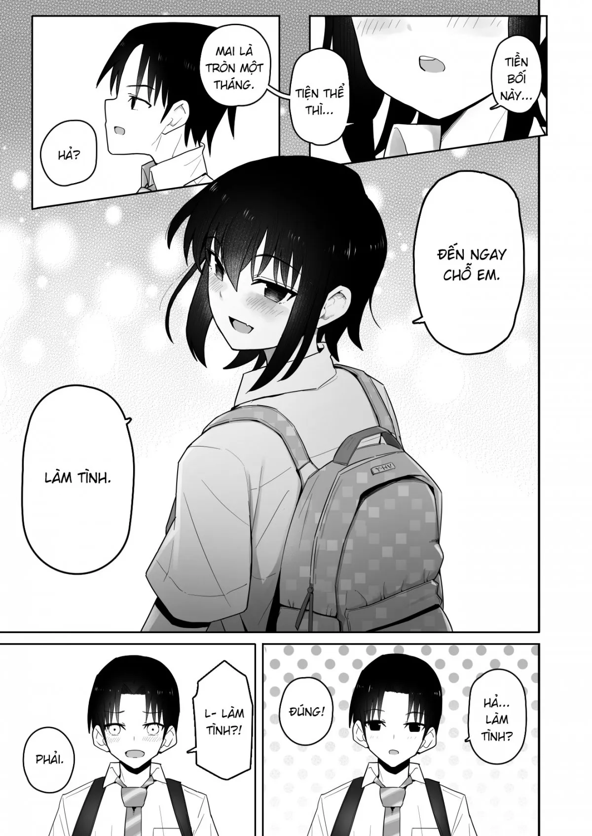 HentaiVN.net - Ảnh 11 - Hậu bối cao lớn và thô lỗ thật ra lại dâm và yêu tôi - Chương 3