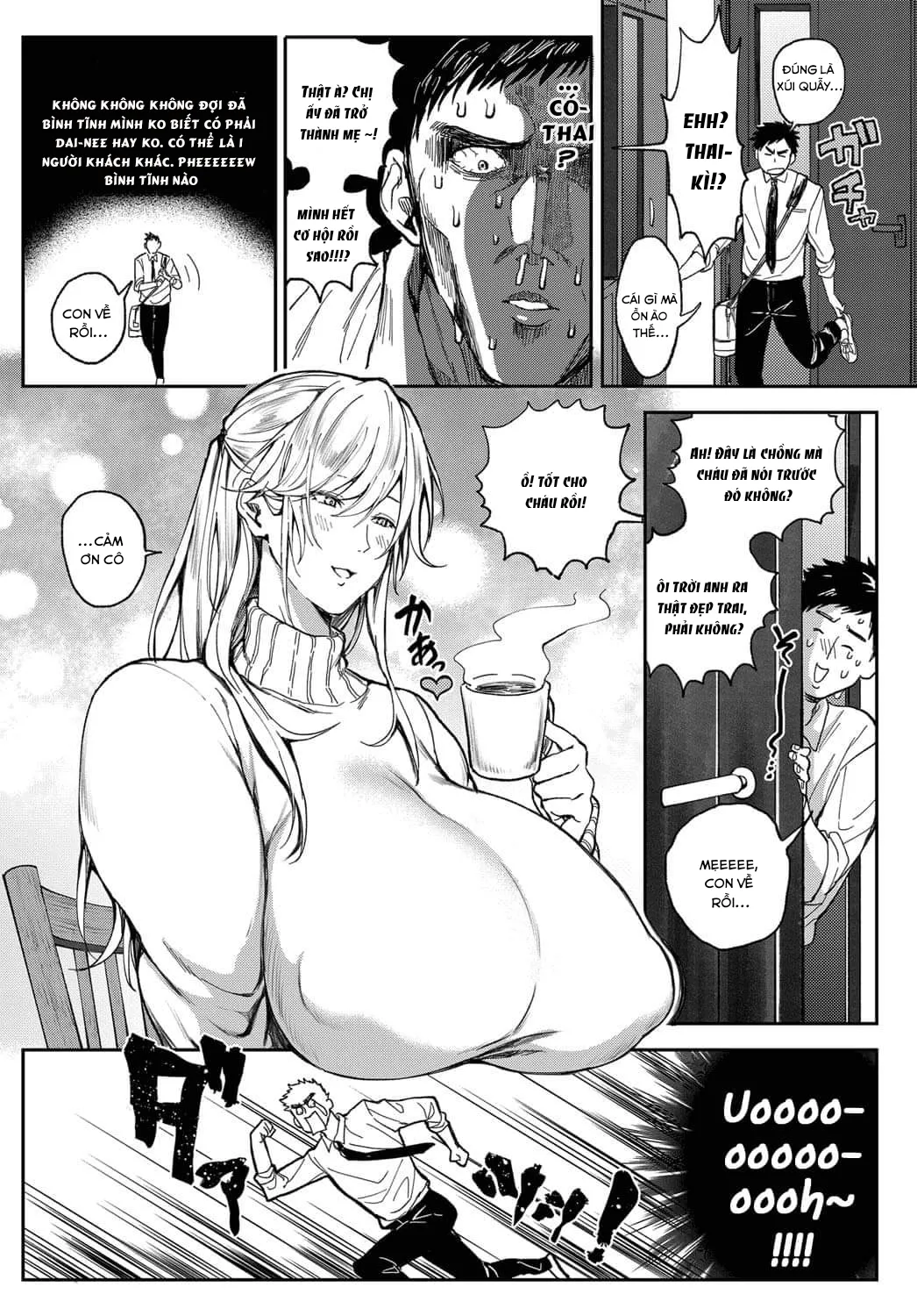 HentaiVN.net - Ảnh 8 - Shounen yo Daishi o Idake [Seize the Big Girl, Young Man!] - Oneshot