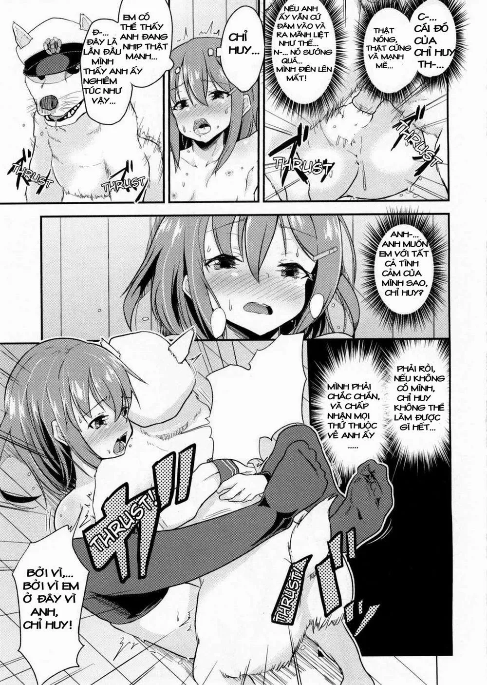 HentaiVN.net - Ảnh 11 - [LOLI] Shireikan Ga Wanko Ni Nacchatta!! (Kantai Collection) - Oneshot