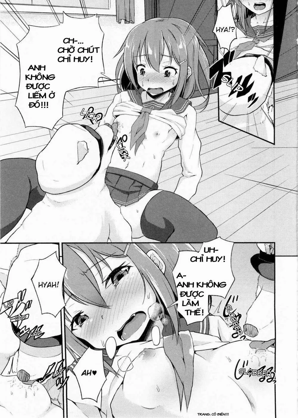 HentaiVN.net - Ảnh 5 - [LOLI] Shireikan Ga Wanko Ni Nacchatta!! (Kantai Collection) - Oneshot