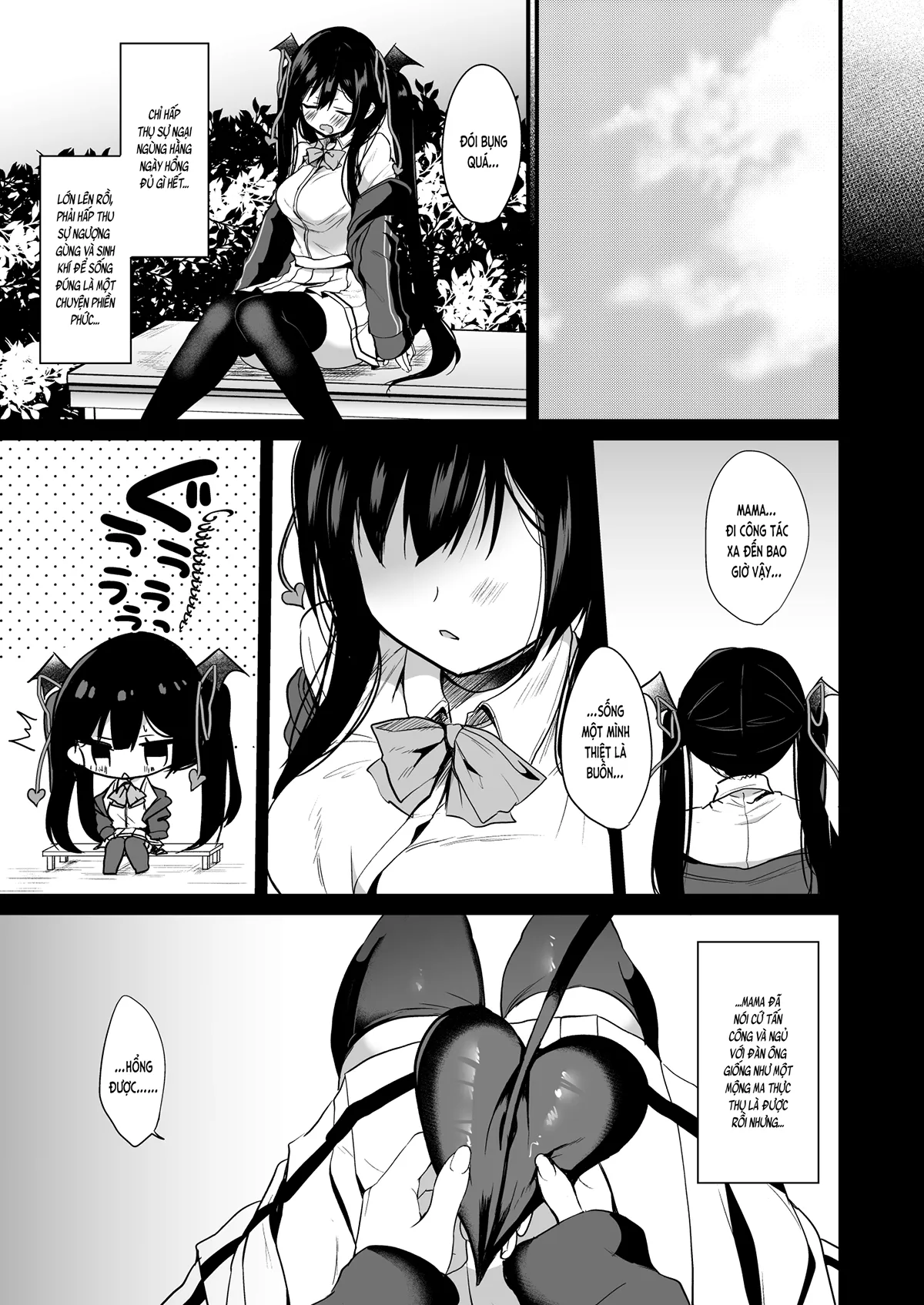 HentaiVN.net - Ảnh 25 - Cuộc tấn công của nhỏ tiểu ác ma! (nguyên tác) [Koakuma-chan no Kougeki! (original); 小悪魔ちゃんのこうげき! (オリジナル); Succubus' Plan A!] - Ch. 2