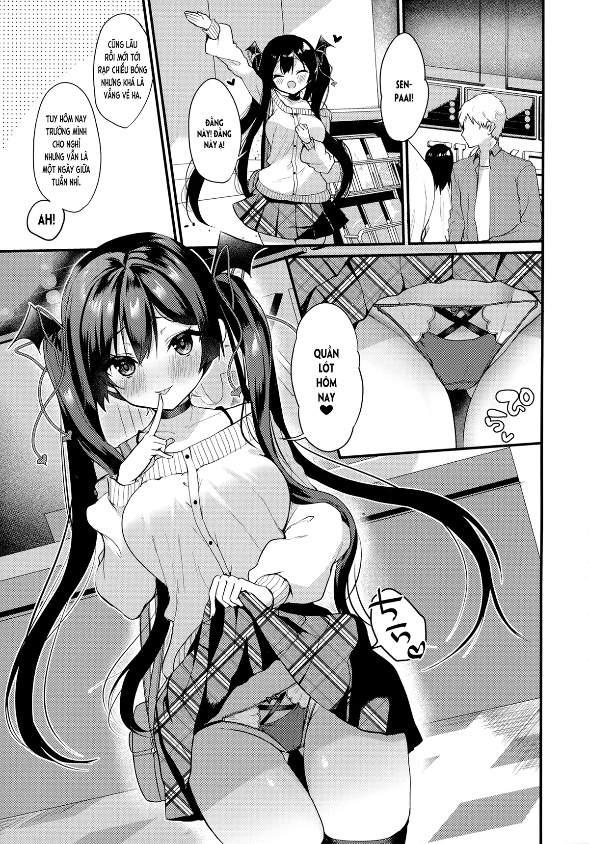 HentaiVN.net - Ảnh 5 - Cuộc tấn công của nhỏ tiểu ác ma! (nguyên tác) [Koakuma-chan no Kougeki! (original); 小悪魔ちゃんのこうげき! (オリジナル); Succubus' Plan A!] - Ch. 3