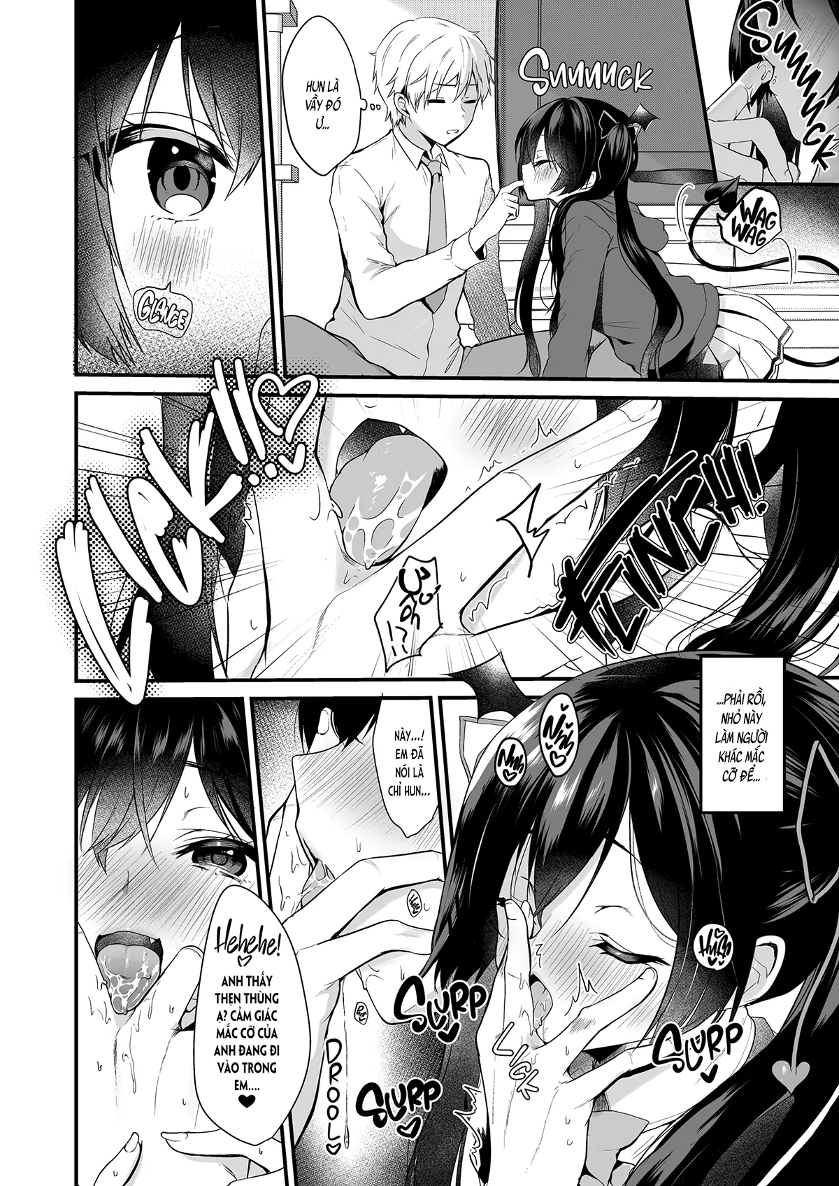 HentaiVN.net - Ảnh 6 - Cuộc tấn công của nhỏ tiểu ác ma! (nguyên tác) [Koakuma-chan no Kougeki! (original); 小悪魔ちゃんのこうげき! (オリジナル); Succubus' Plan A!] - Ch. 1 [không che]