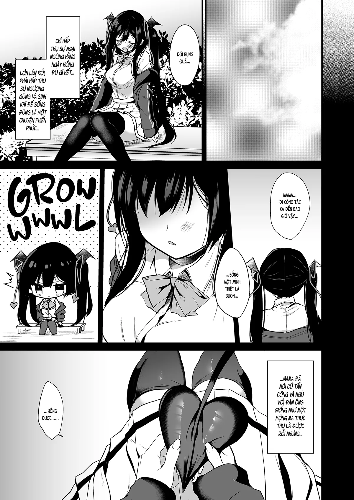 HentaiVN.net - Ảnh 25 - Cuộc tấn công của nhỏ tiểu ác ma! (nguyên tác) [Koakuma-chan no Kougeki! (original); 小悪魔ちゃんのこうげき! (オリジナル); Succubus' Plan A!] - Ch. 2 [không che]