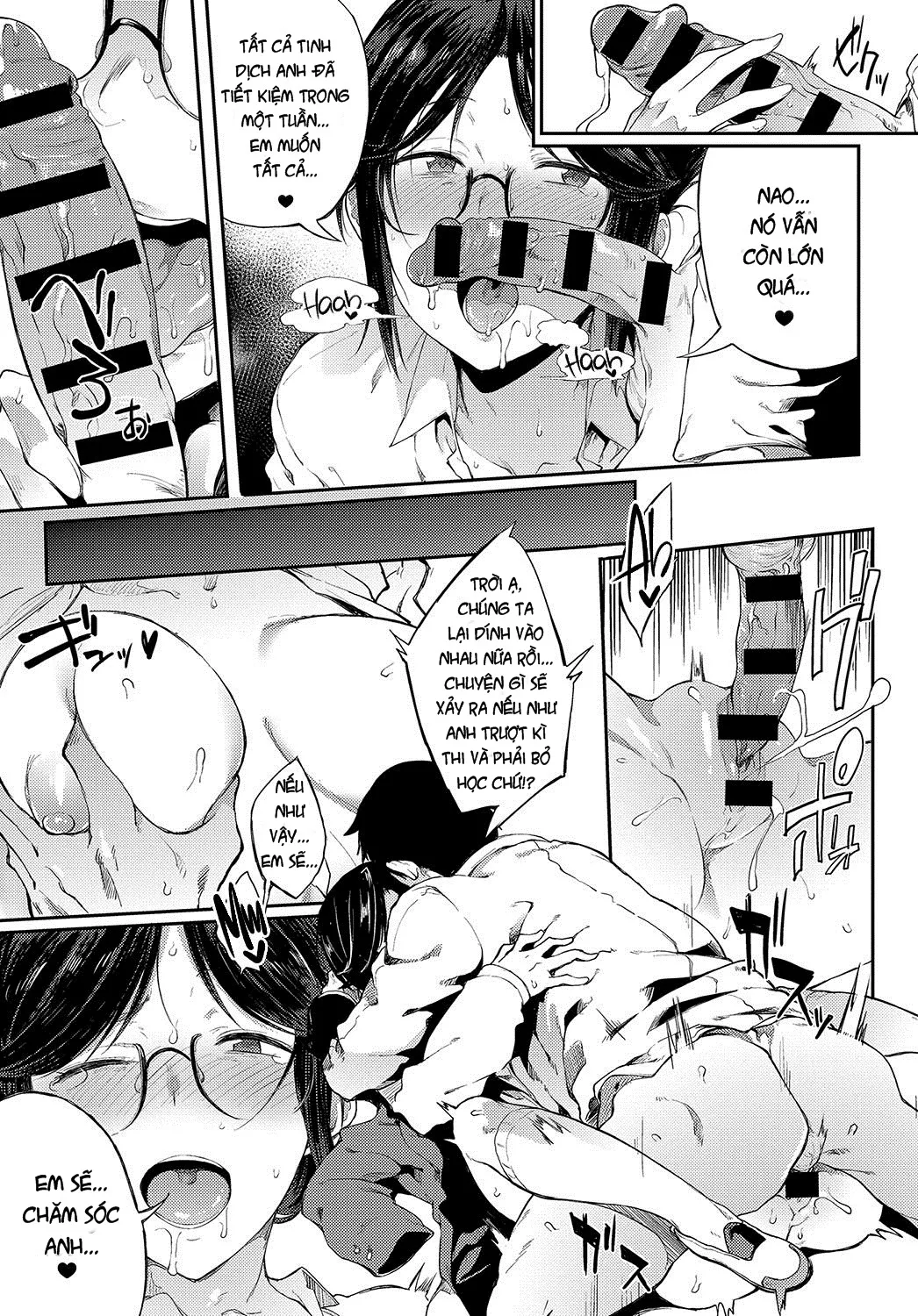 HentaiVN.net - Ảnh 16 - Sae-chan Sensei ha Gaman Dekinai [Professor Sae Can't Hold Herself Back] - Oneshot