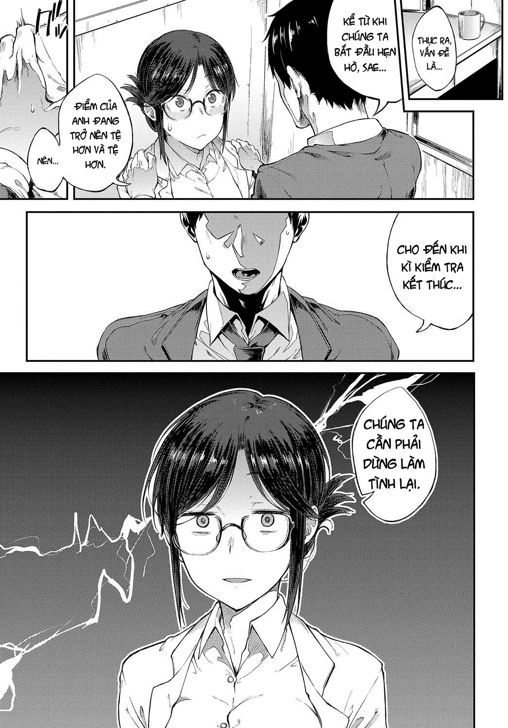 HentaiVN.net - Ảnh 4 - Sae-chan Sensei ha Gaman Dekinai [Professor Sae Can't Hold Herself Back] - Oneshot