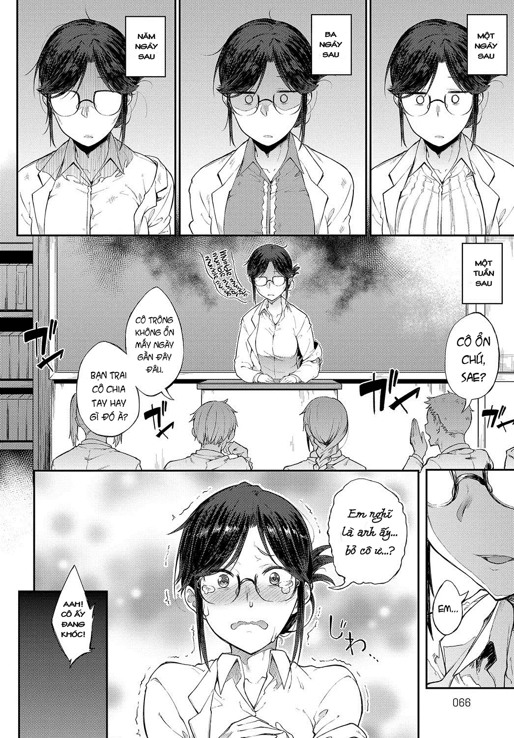 HentaiVN.net - Ảnh 5 - Sae-chan Sensei ha Gaman Dekinai [Professor Sae Can't Hold Herself Back] - Oneshot