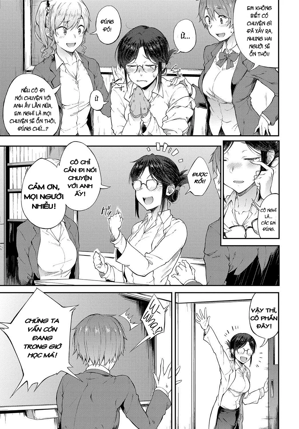 HentaiVN.net - Ảnh 6 - Sae-chan Sensei ha Gaman Dekinai [Professor Sae Can't Hold Herself Back] - Oneshot