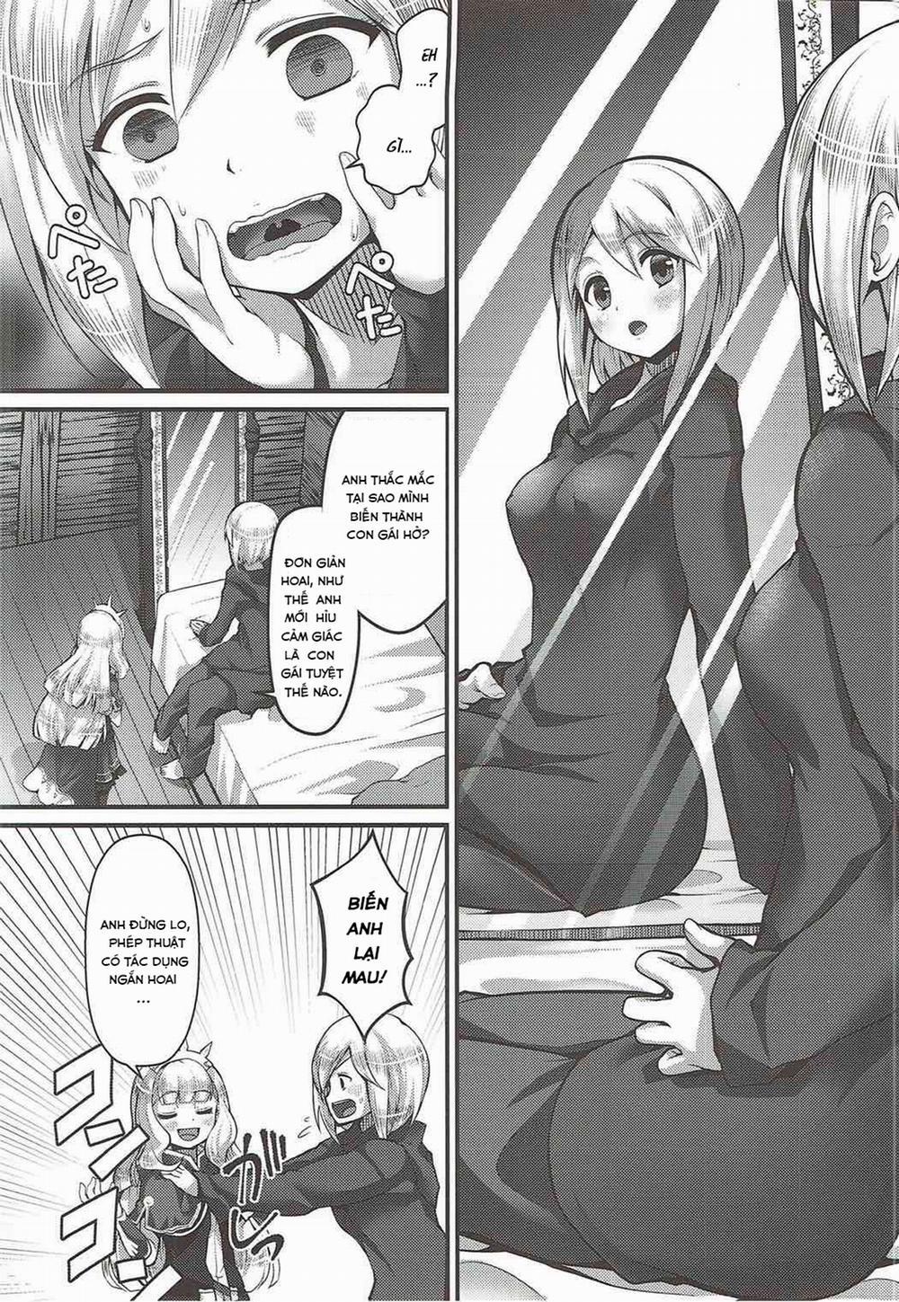 HentaiVN.net - Ảnh 7 - Renkinjutsu Nyotaika Gran ga Djeeta (Granblue Fantasy) [錬金女体化グランがジータ] - Oneshot