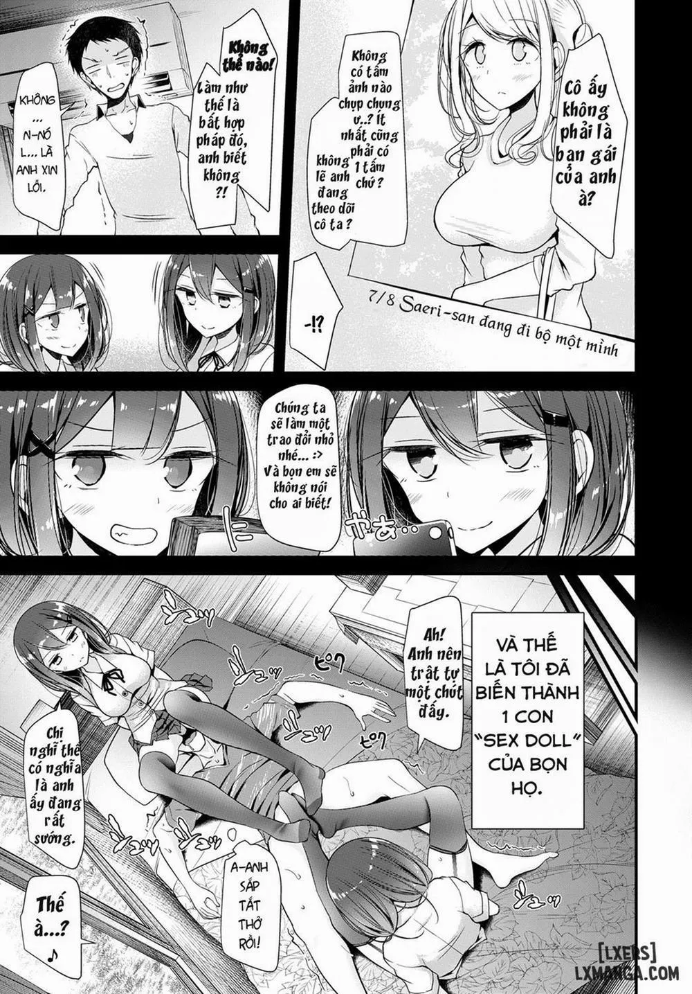 HentaiVN.net - Ảnh 3 - Twins Harassment - Chương 1