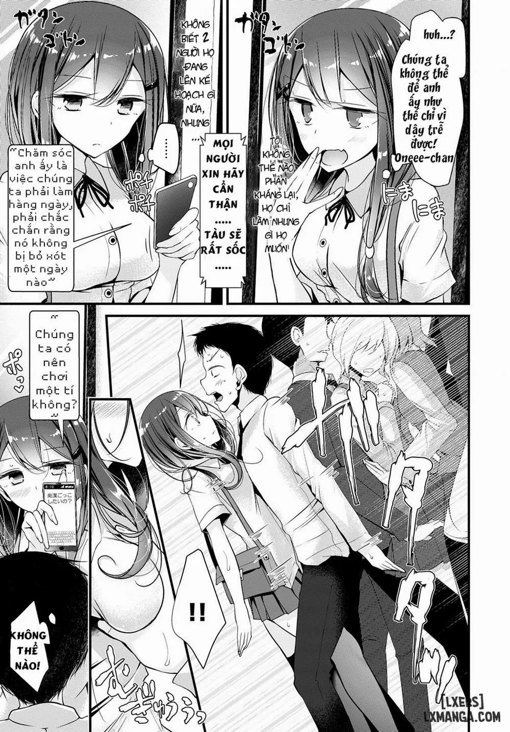 HentaiVN.net - Ảnh 7 - Twins Harassment - Chương 1