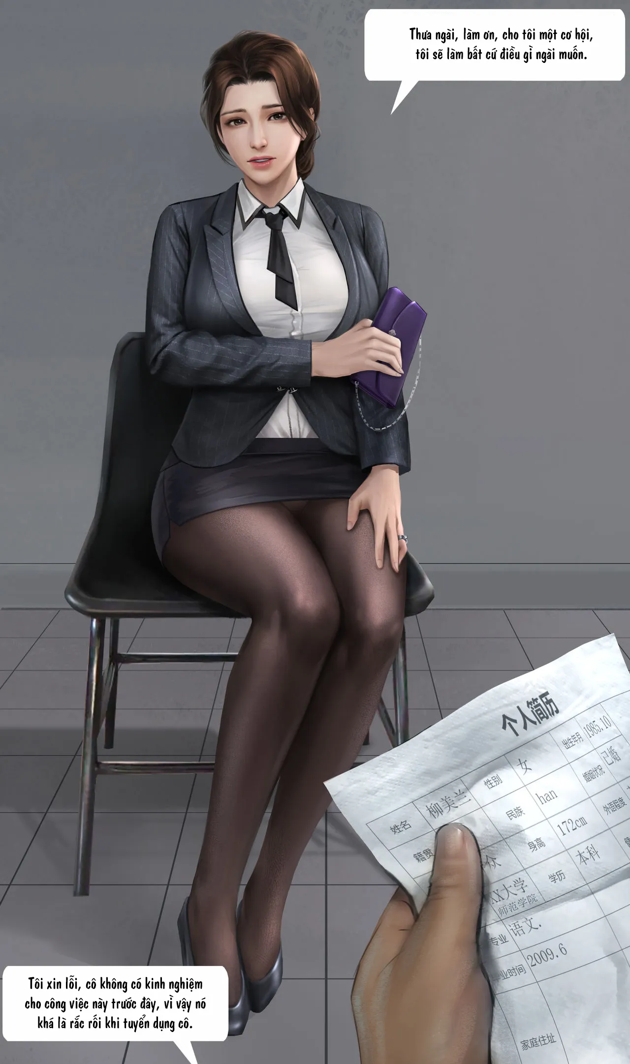 HentaiVN.net - Ảnh 4 - Liễu Mĩ Lan - Chương 1: Phỏng vấn.