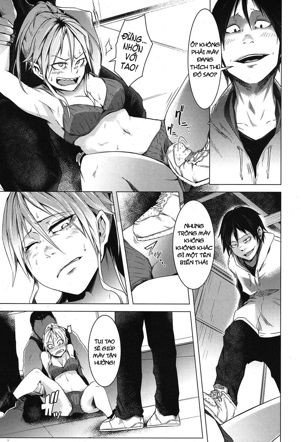 HentaiVN.net - Ảnh 14 - Thủ lĩnh chúng tôi là một người chuyển giới [Orera no Heddo wa Nyotaika Yannkii] - Oneshot