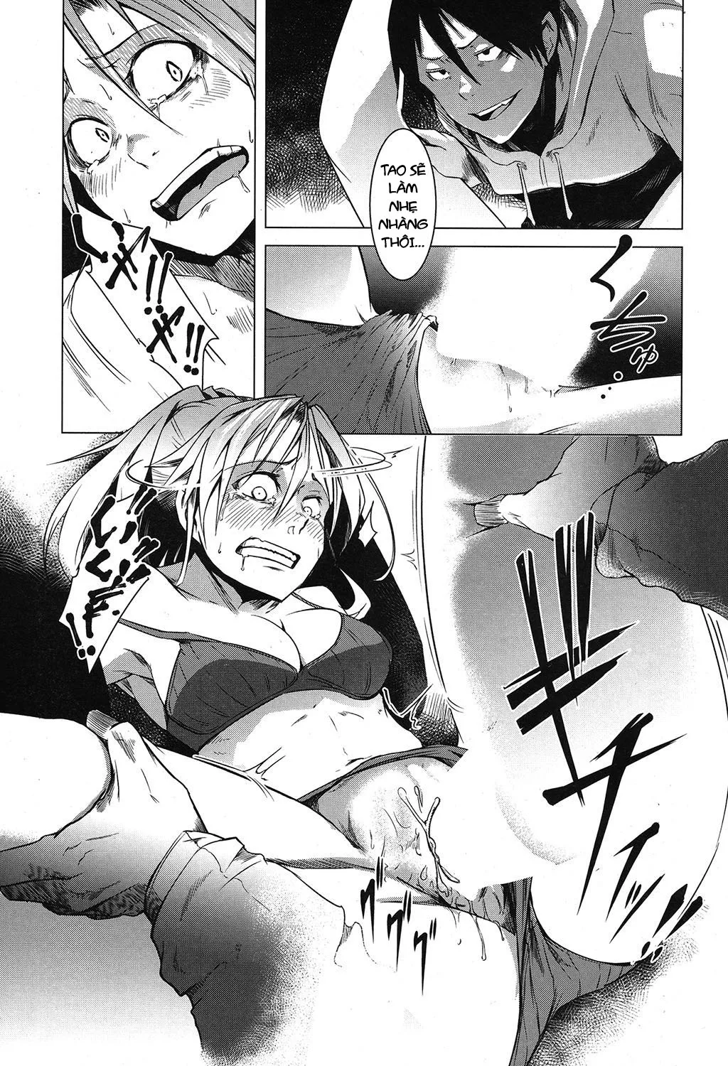 HentaiVN.net - Ảnh 18 - Thủ lĩnh chúng tôi là một người chuyển giới [Orera no Heddo wa Nyotaika Yannkii] - Oneshot