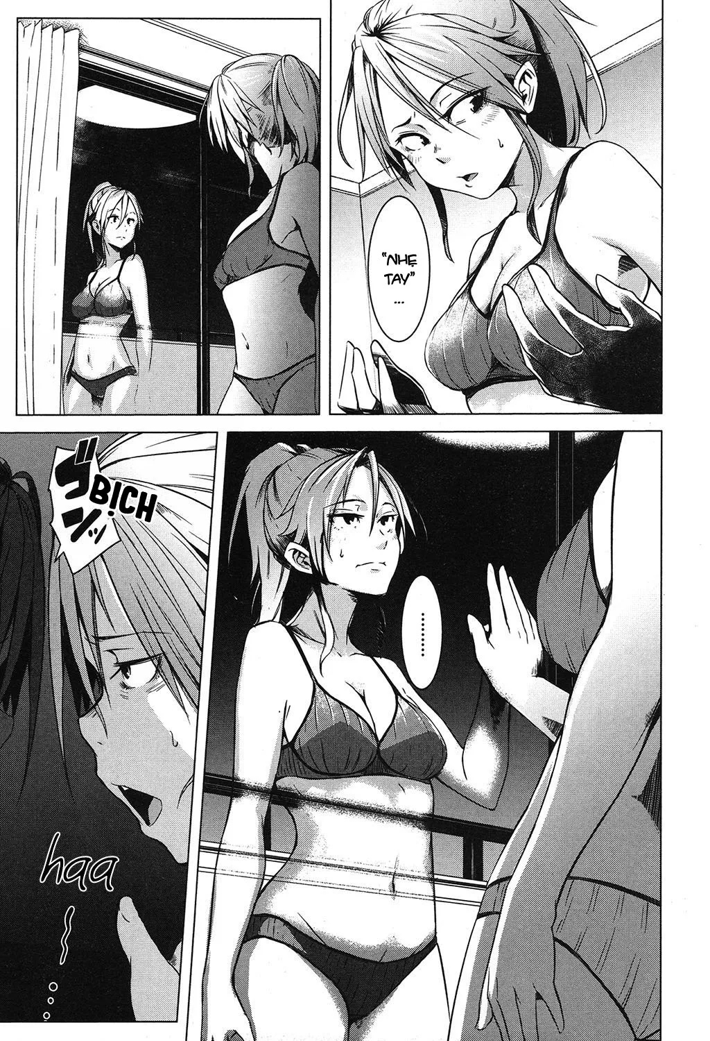 HentaiVN.net - Ảnh 8 - Thủ lĩnh chúng tôi là một người chuyển giới [Orera no Heddo wa Nyotaika Yannkii] - Oneshot