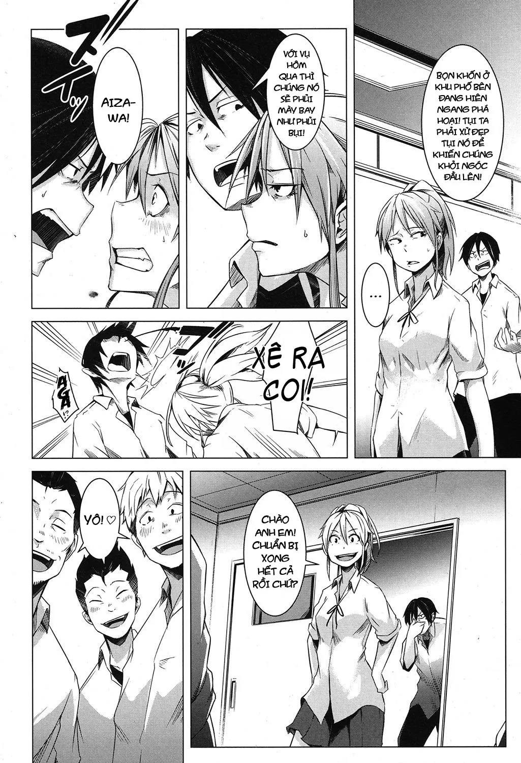 HentaiVN.net - Ảnh 9 - Thủ lĩnh chúng tôi là một người chuyển giới [Orera no Heddo wa Nyotaika Yannkii] - Oneshot