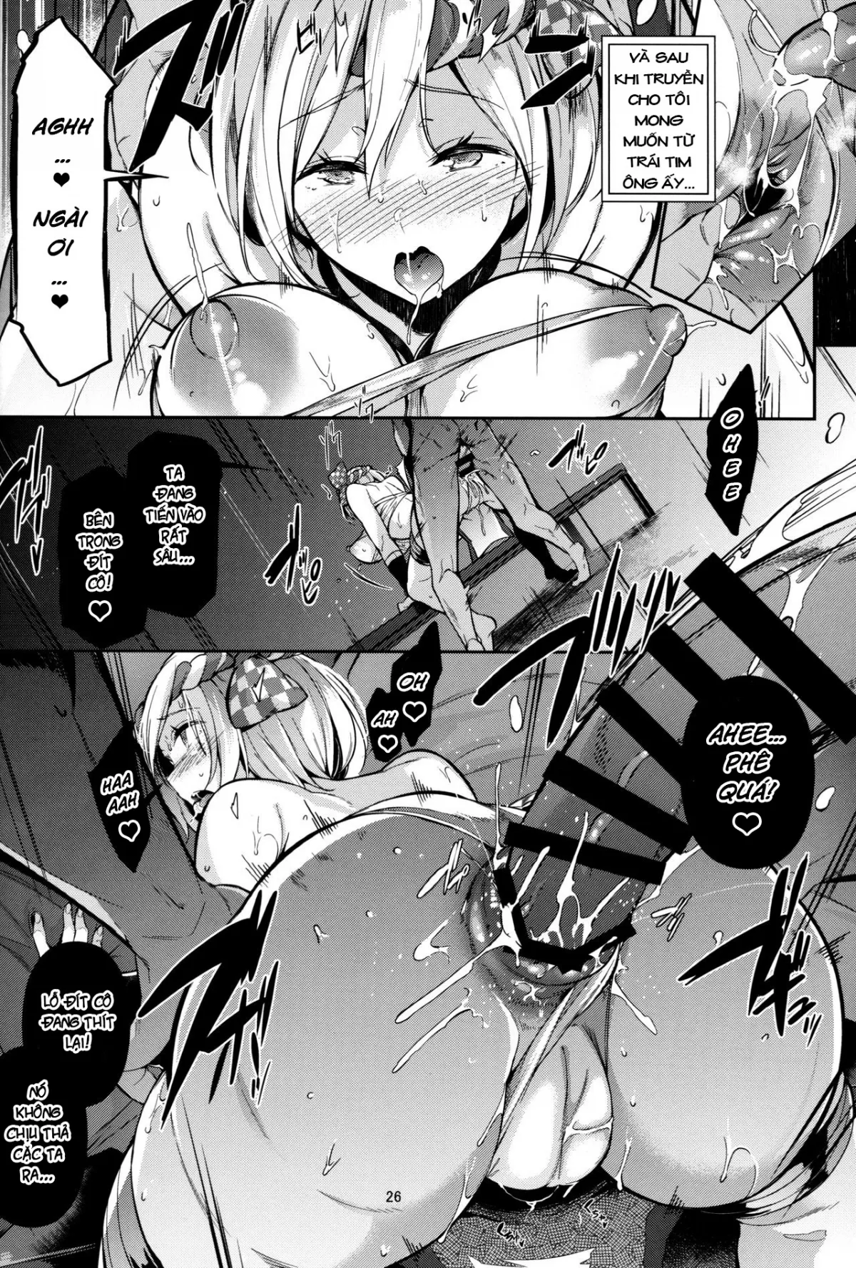 HentaiVN.net - Ảnh 26 - Gran Nyuu Fantasy Side G Shoujo D [Gran Boob Fantasy Side G Miss D] - Oneshot