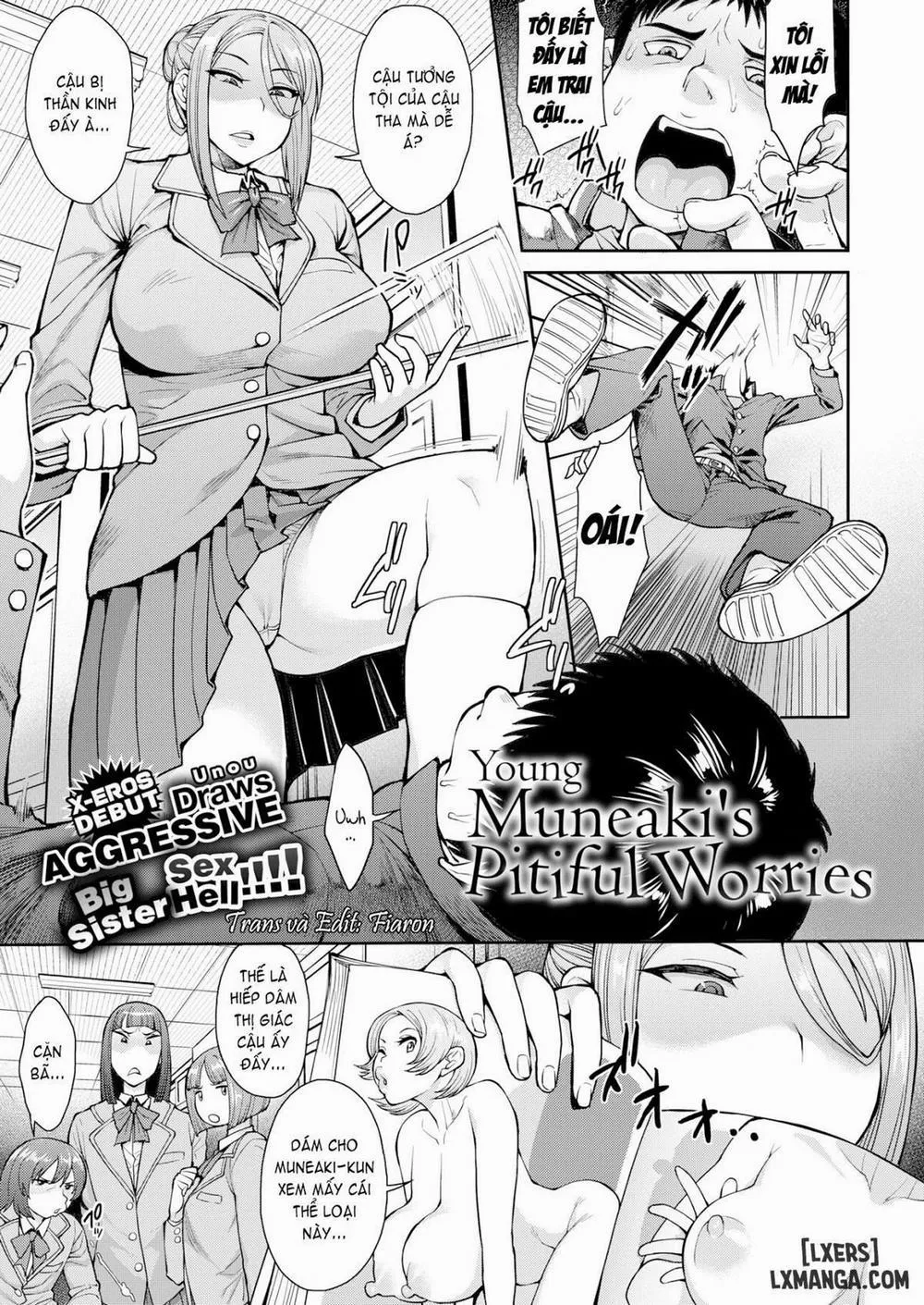 HentaiVN.net - Ảnh 1 - Young Muneaki's Pitiful Worries - Oneshot