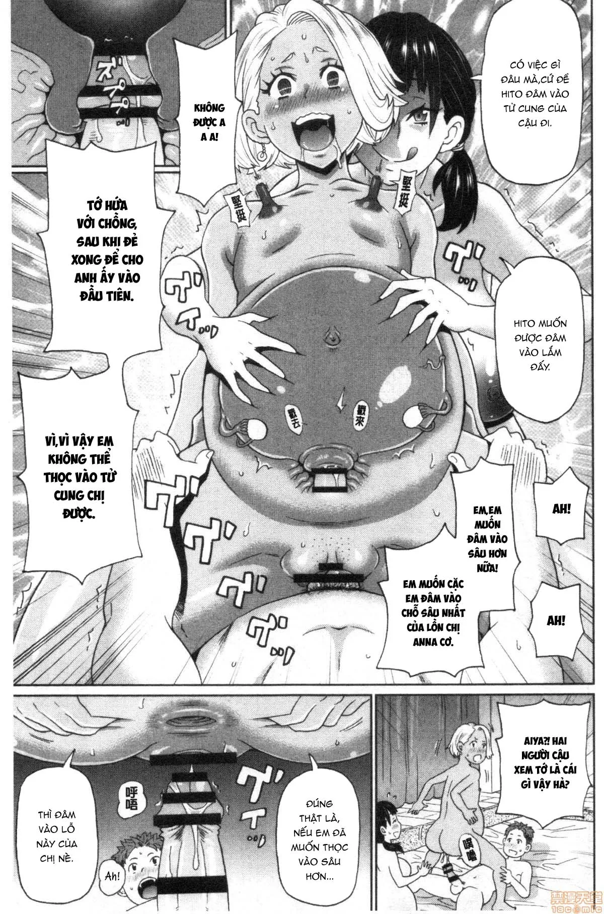 HentaiVN.net - Ảnh 15 - Những bà bầu tham lam [Yokubari Eggs] - Oneshot