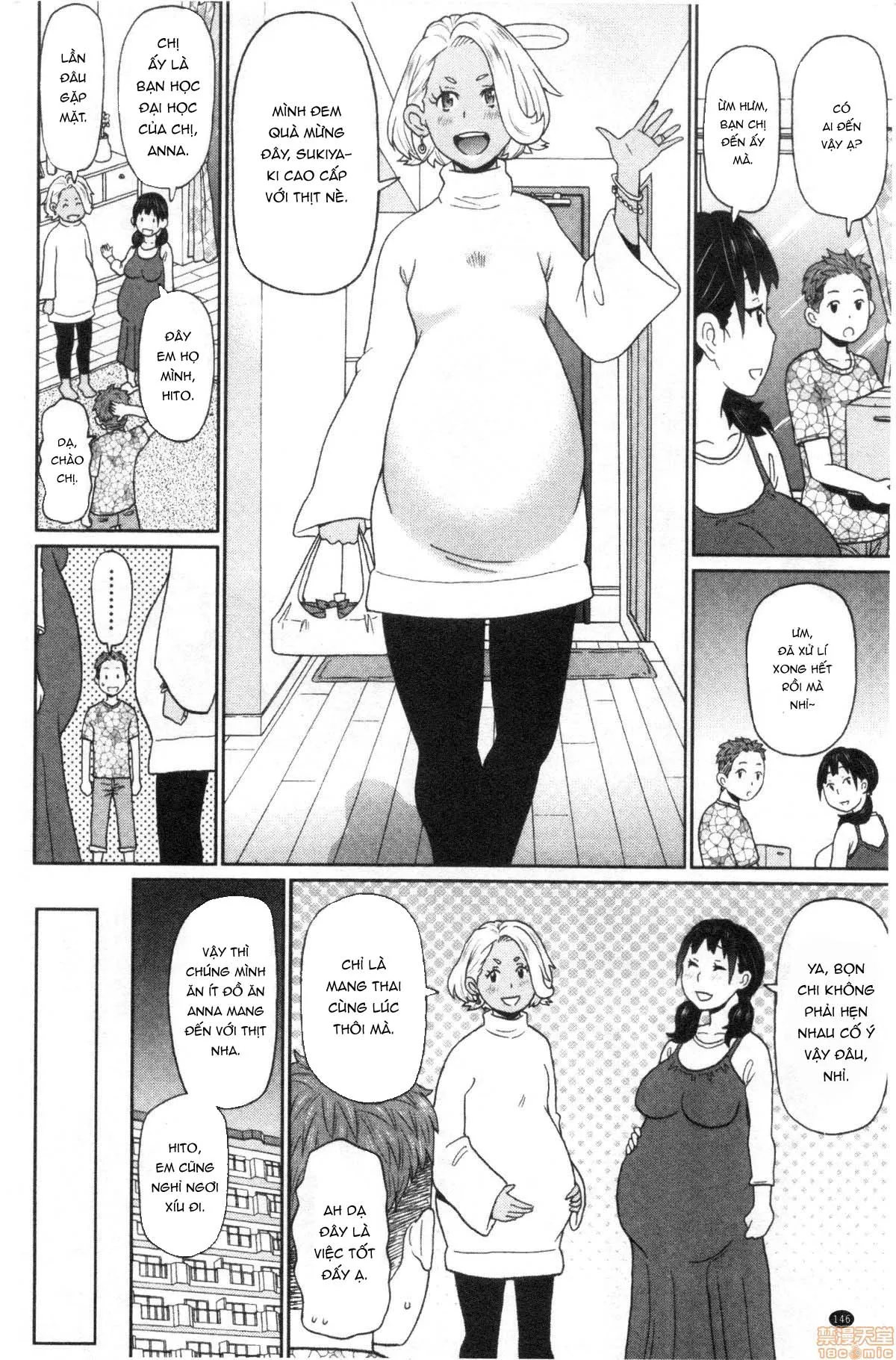 HentaiVN.net - Ảnh 4 - Những bà bầu tham lam [Yokubari Eggs] - Oneshot
