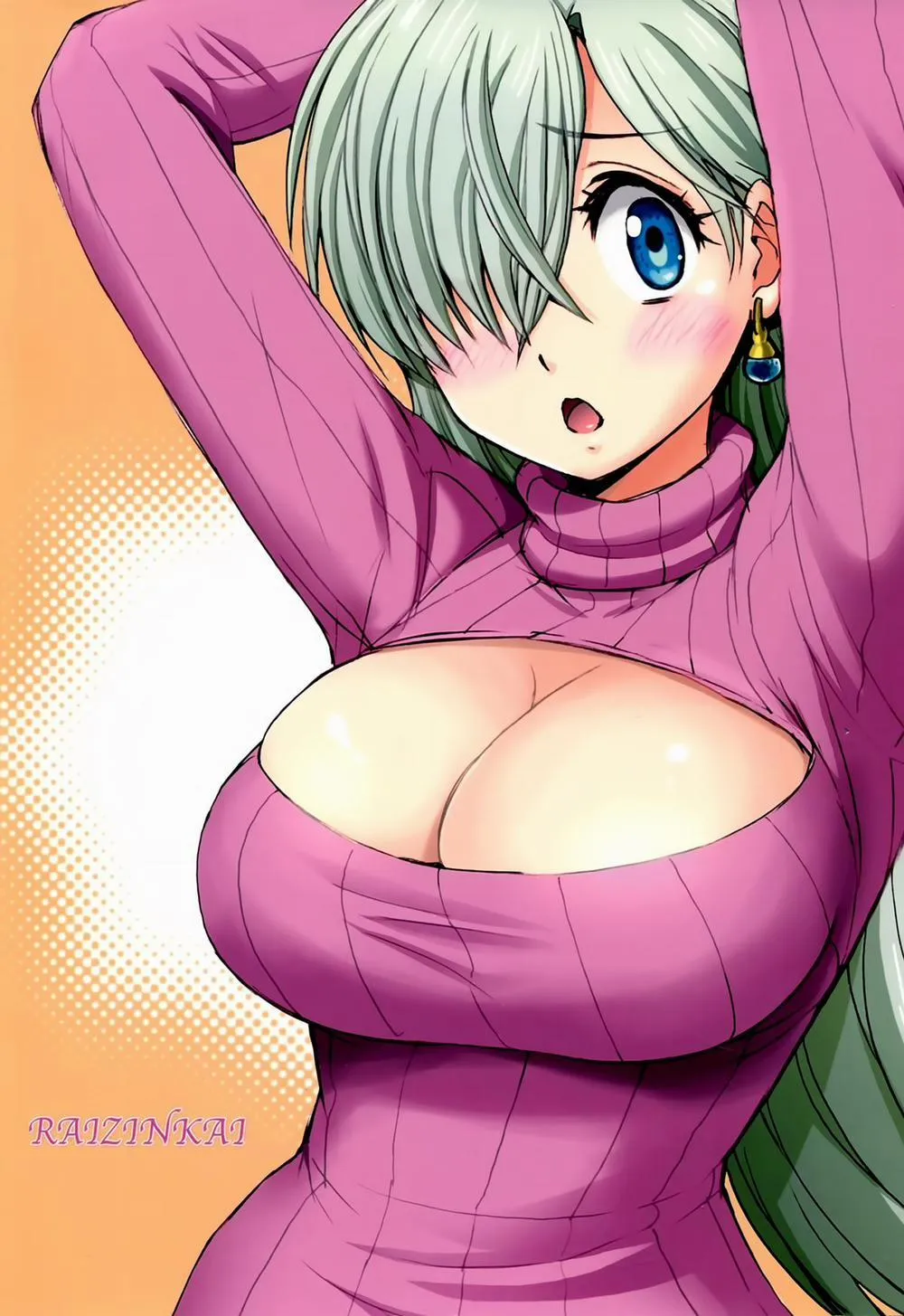 HentaiVN.net - Ảnh 17 - Elizabeth Ni Rei No Sweater Kisete Mita (Nanatsu no Taizai) - Chương One shot