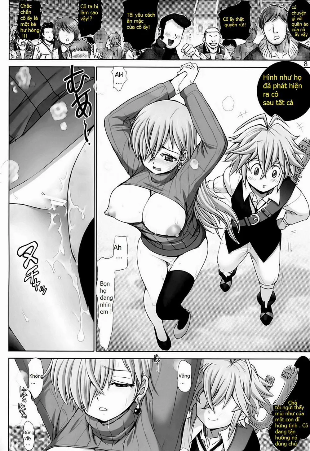 HentaiVN.net - Ảnh 7 - Elizabeth Ni Rei No Sweater Kisete Mita (Nanatsu no Taizai) - Chương One shot