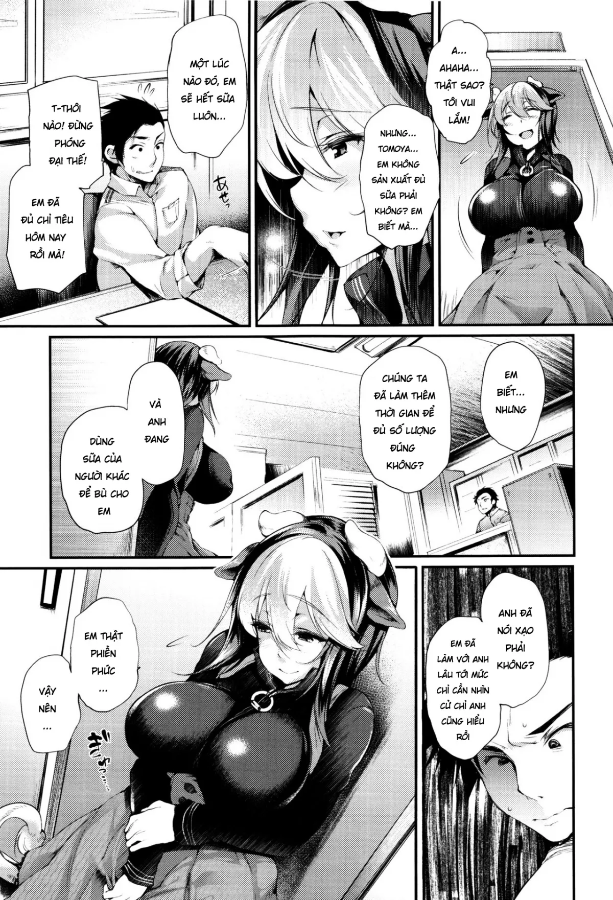 HentaiVN.net - Ảnh 14 - Sakusaku Meat Pie [搾々みーとぱい] - Chap 1 - Nàng bò sữa