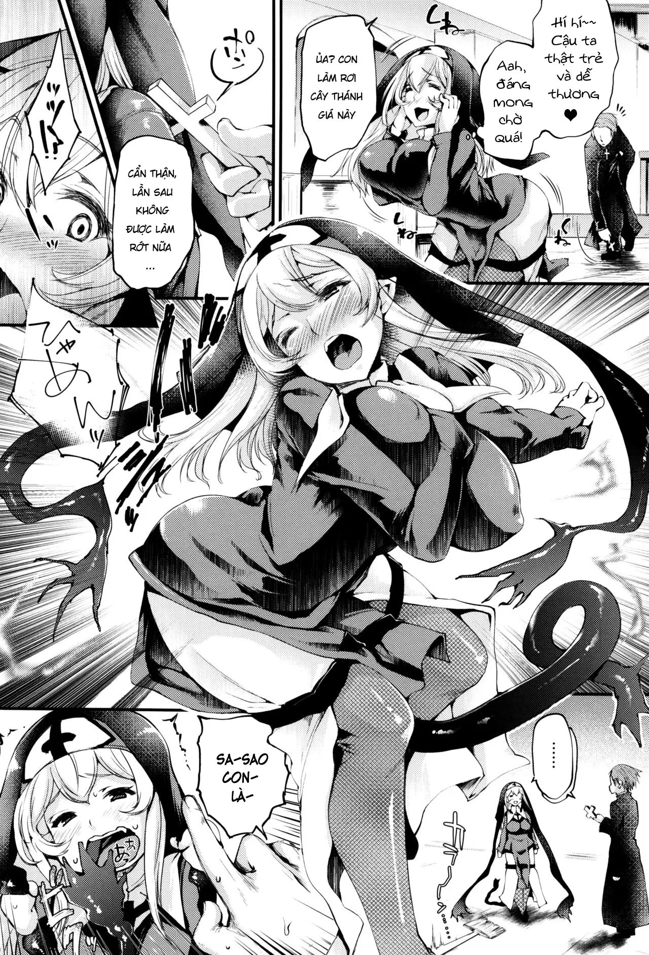 HentaiVN.net - Ảnh 3 - Sakusaku Meat Pie [搾々みーとぱい] - Chap 2 - Sơ damdang