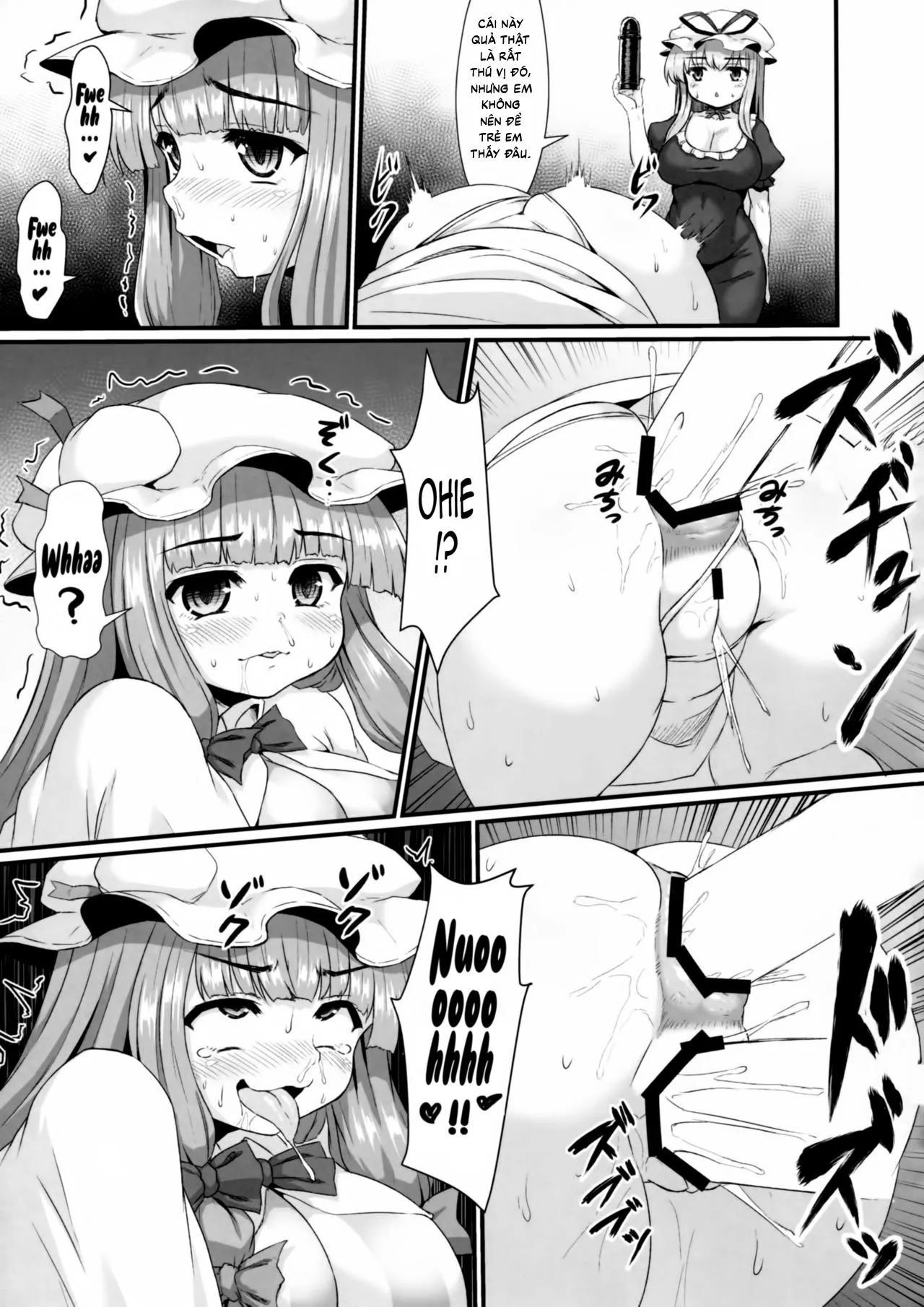 HentaiVN.net - Ảnh 28 - [Touhou] Lỗ Đít Của Patchouli [Patchouli no Shiriana Bon; A Book About Patchouli's Asshole; パチュリーの尻穴本] - Oneshot