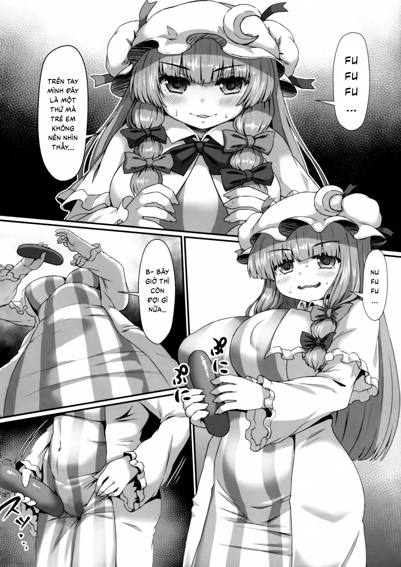 HentaiVN.net - Ảnh 3 - [Touhou] Lỗ Đít Của Patchouli [Patchouli no Shiriana Bon; A Book About Patchouli's Asshole; パチュリーの尻穴本] - Oneshot