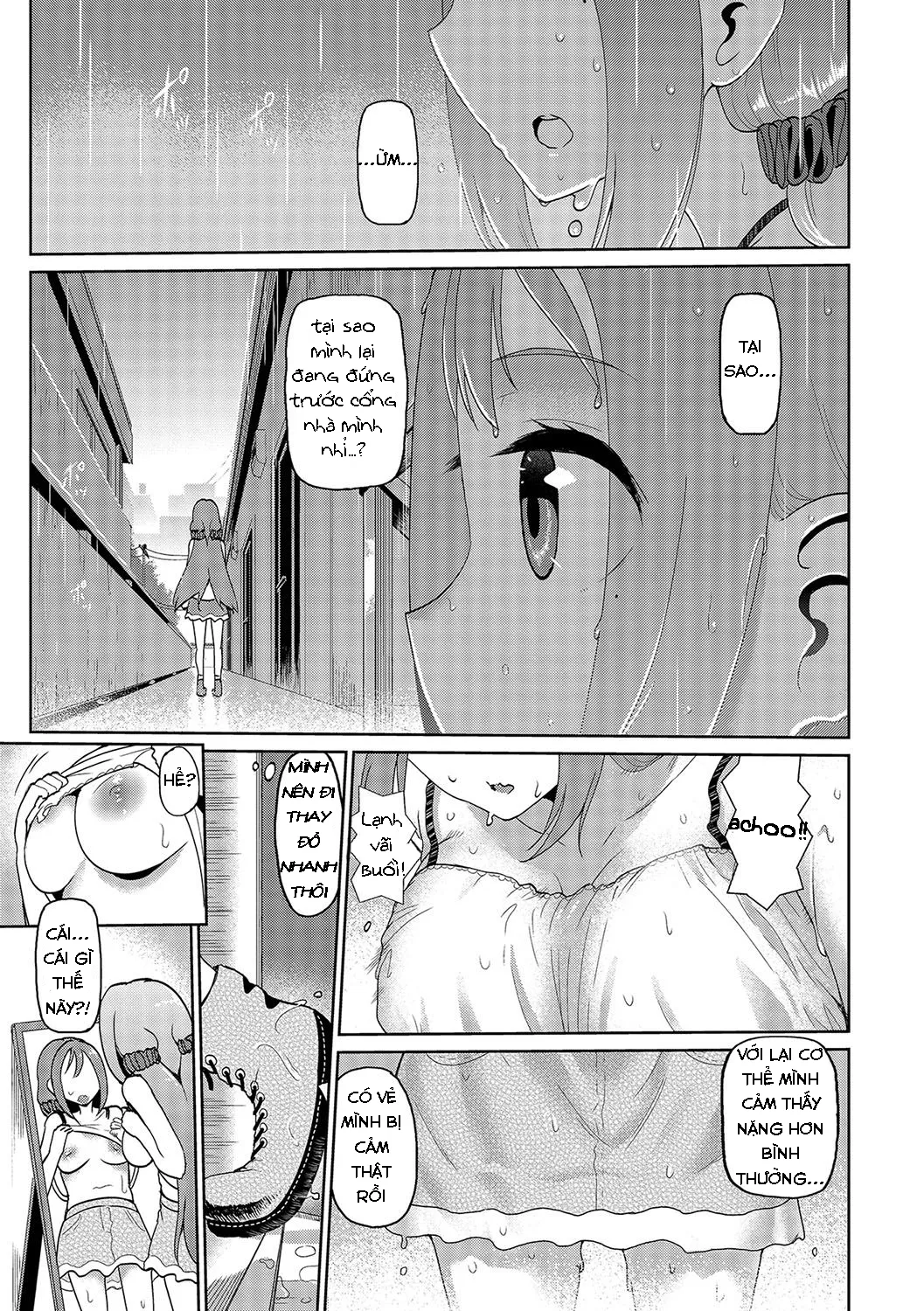 HentaiVN.net - Ảnh 6 - Tôi là người ở bên trong cô ấy (Nyotaika! Monogatari 4) [Boku wa Kanojo no Naka ; I am Inside Her] - Oneshot