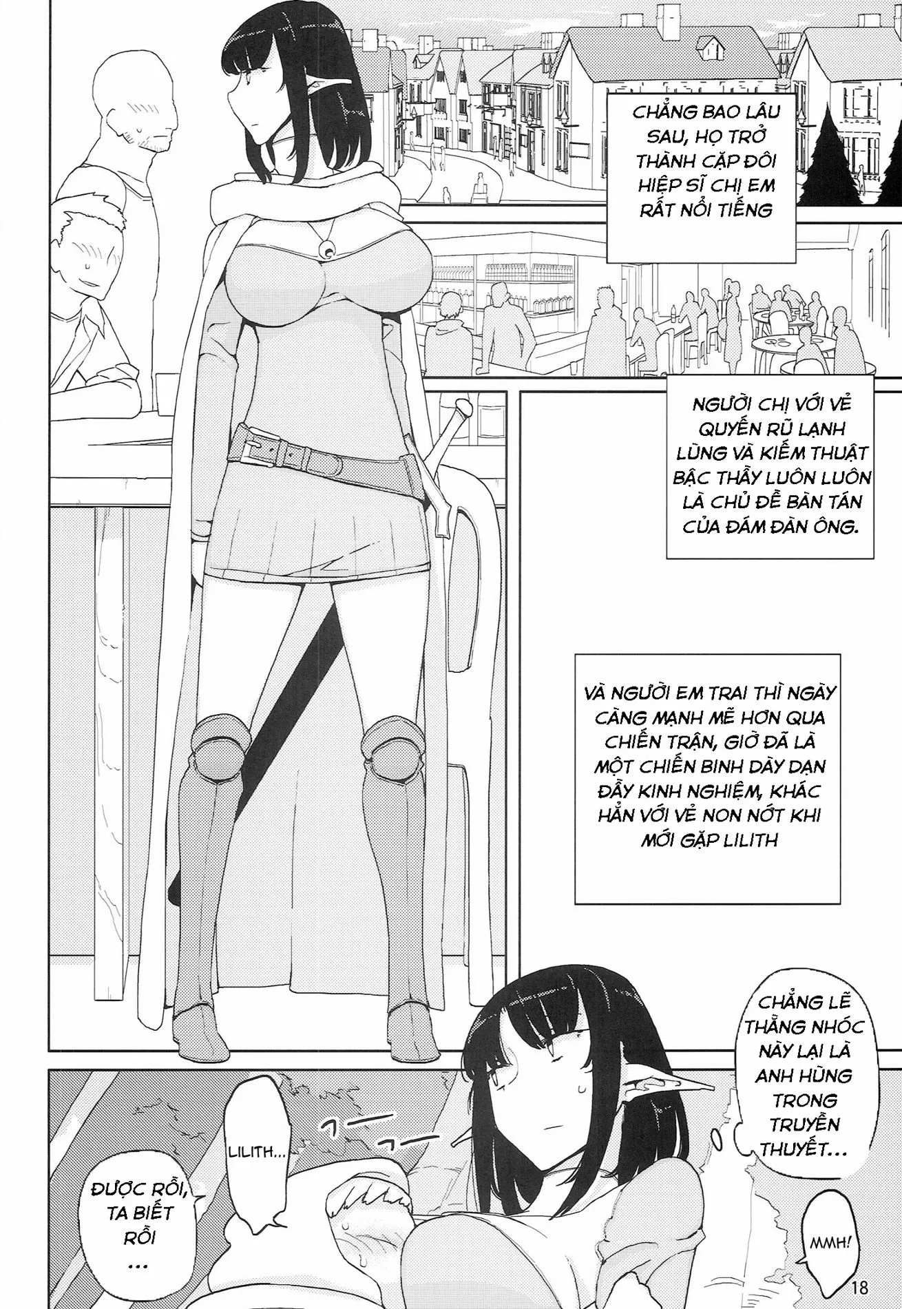HentaiVN.net - Ảnh 17 - Lilith -Inma ni natta Kishi [Lilith -The Knight Who Became a Succubus] - Oneshot