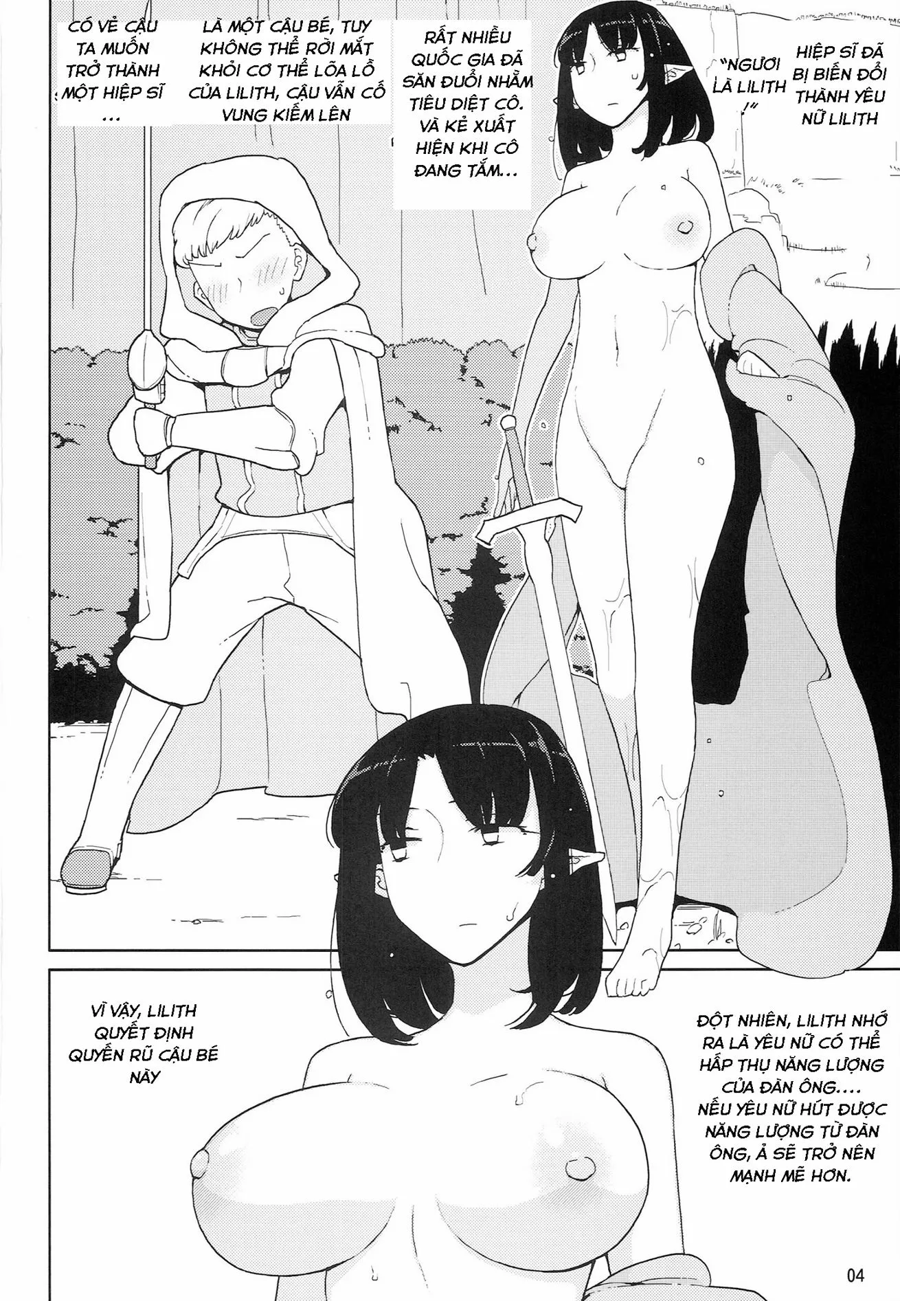 HentaiVN.net - Ảnh 3 - Lilith -Inma ni natta Kishi [Lilith -The Knight Who Became a Succubus] - Oneshot