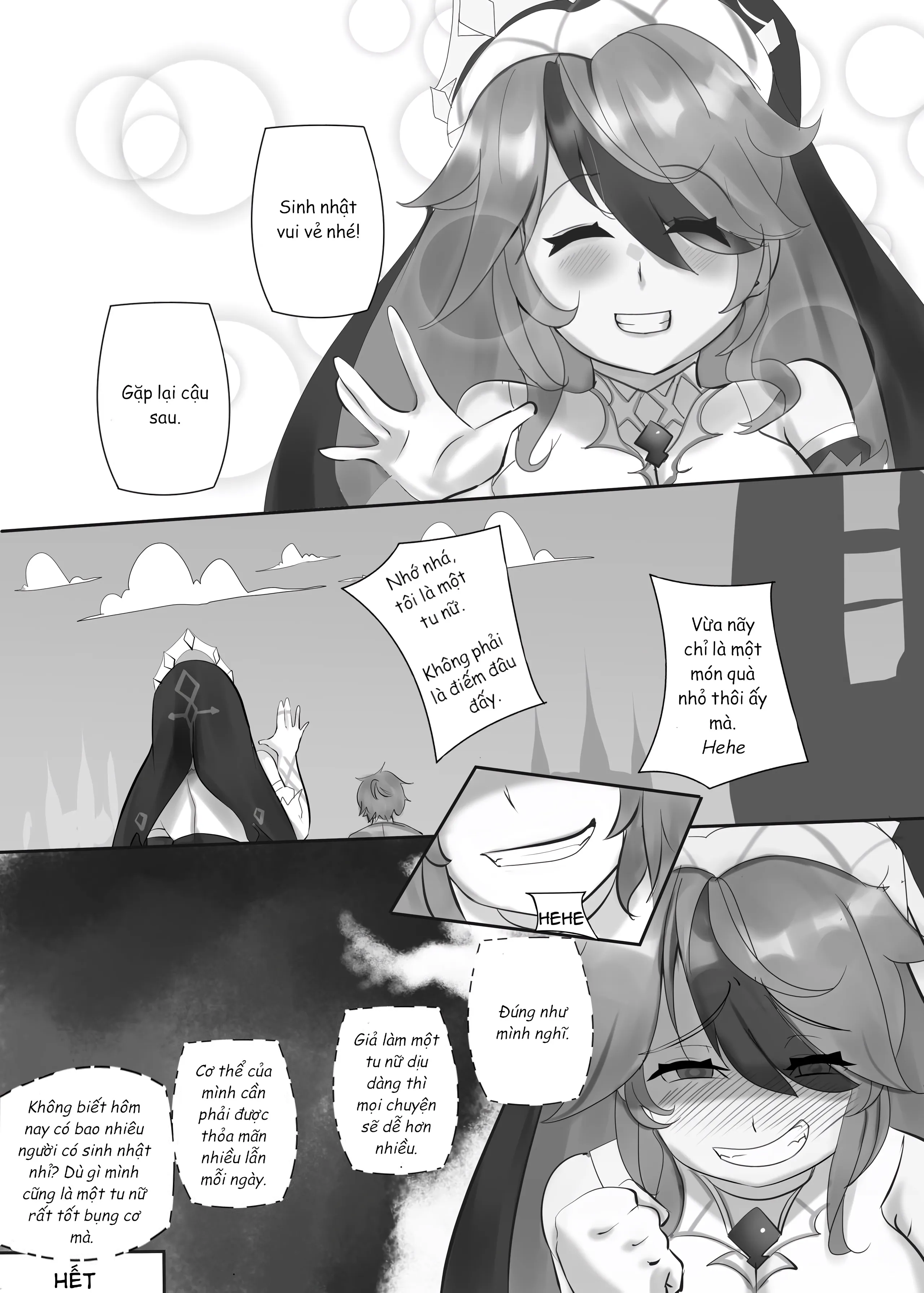 HentaiVN.net - Ảnh 7 - Món quà sinh nhật của Rosaria (Genshin Impact) [Rosaria's birthday gift] - Oneshot