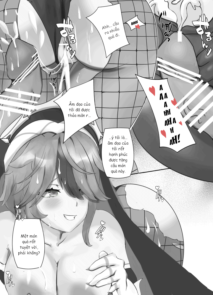 HentaiVN.net - Ảnh 5 - Món quà sinh nhật của Rosaria (Genshin Impact) [Rosaria's birthday gift] - Ảnh động