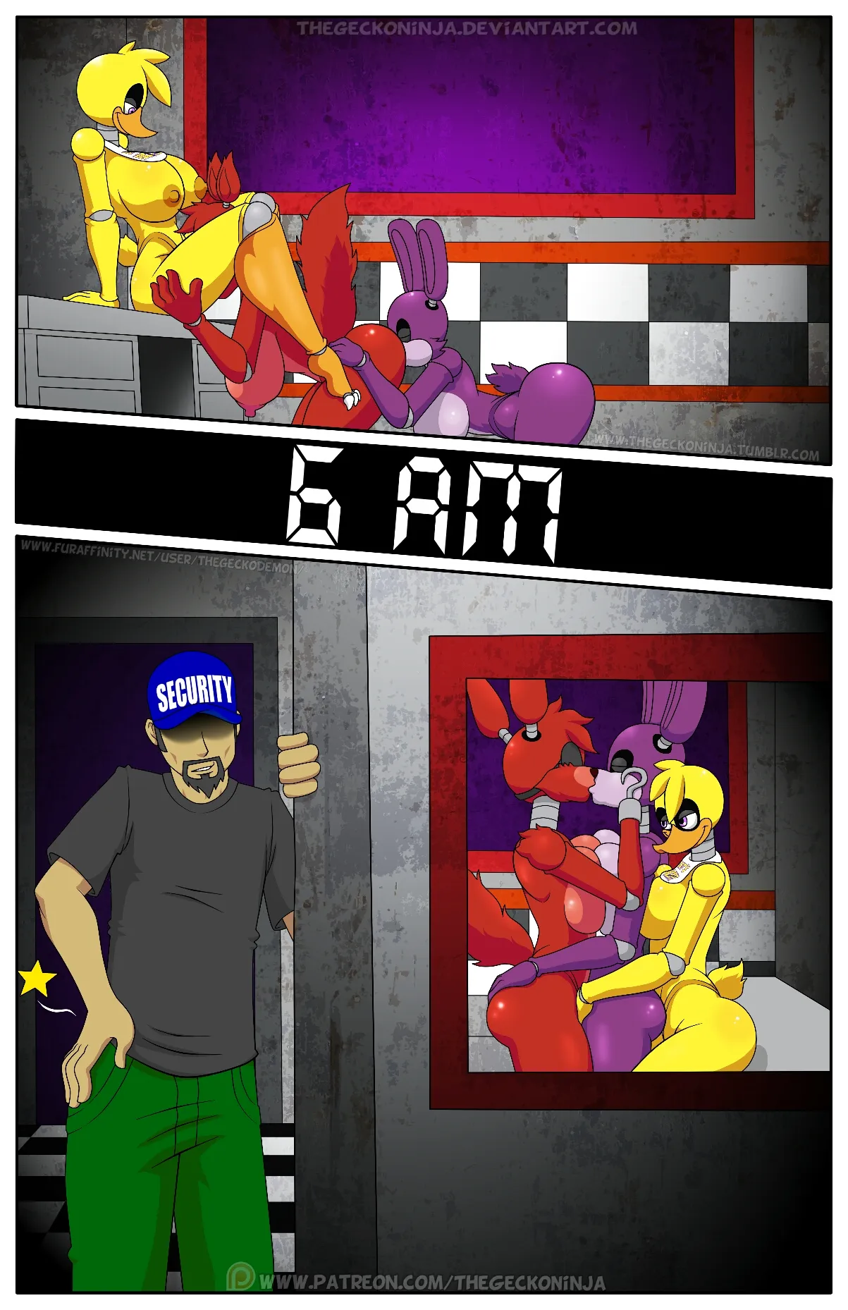HentaiVN.net - Ảnh 38 - Five Fucks At Freddy's - Oneshot