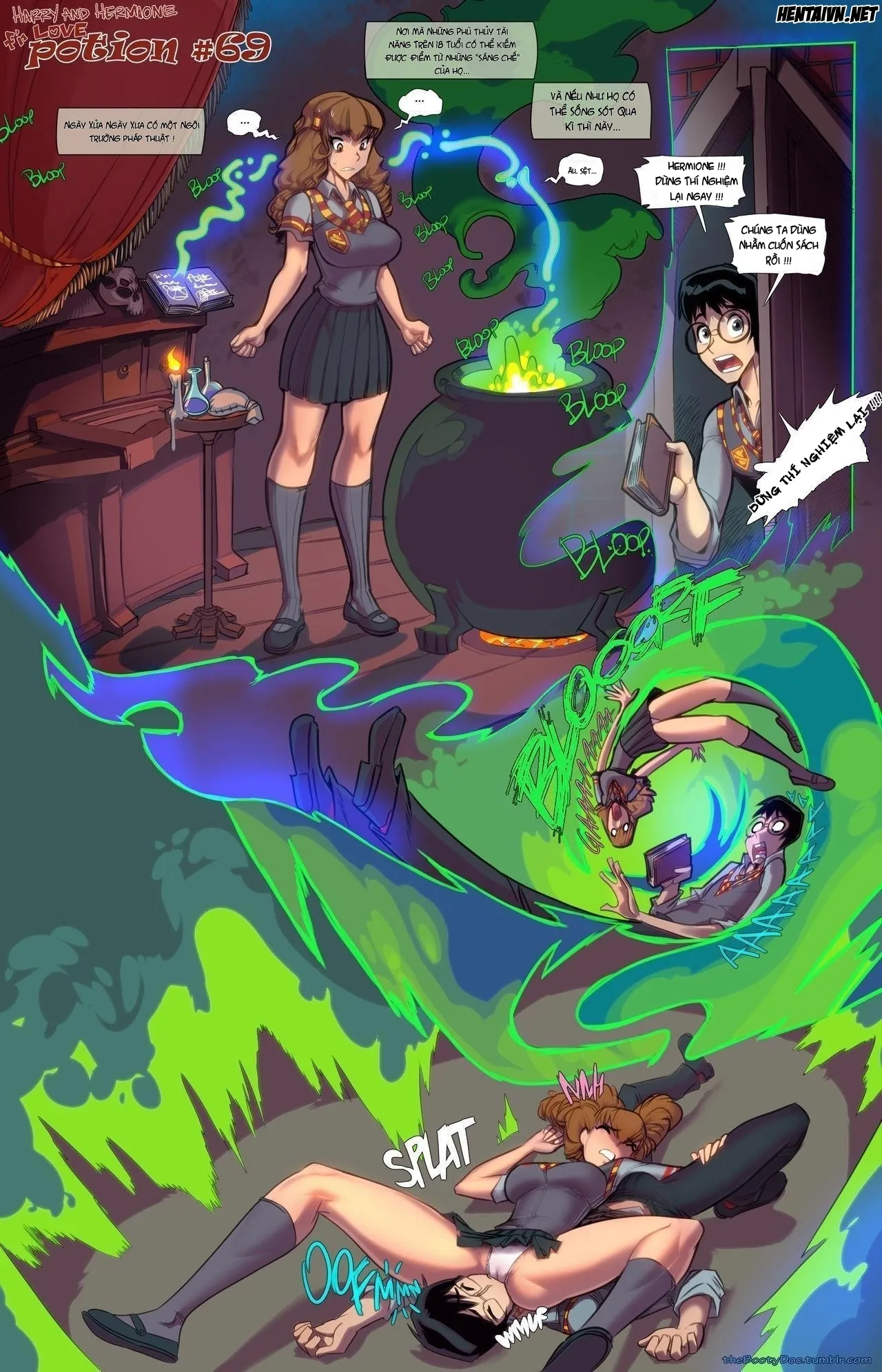 HentaiVN.net - Ảnh 1 - Địt tung cặc bạn harry thèm cá - Oneshot